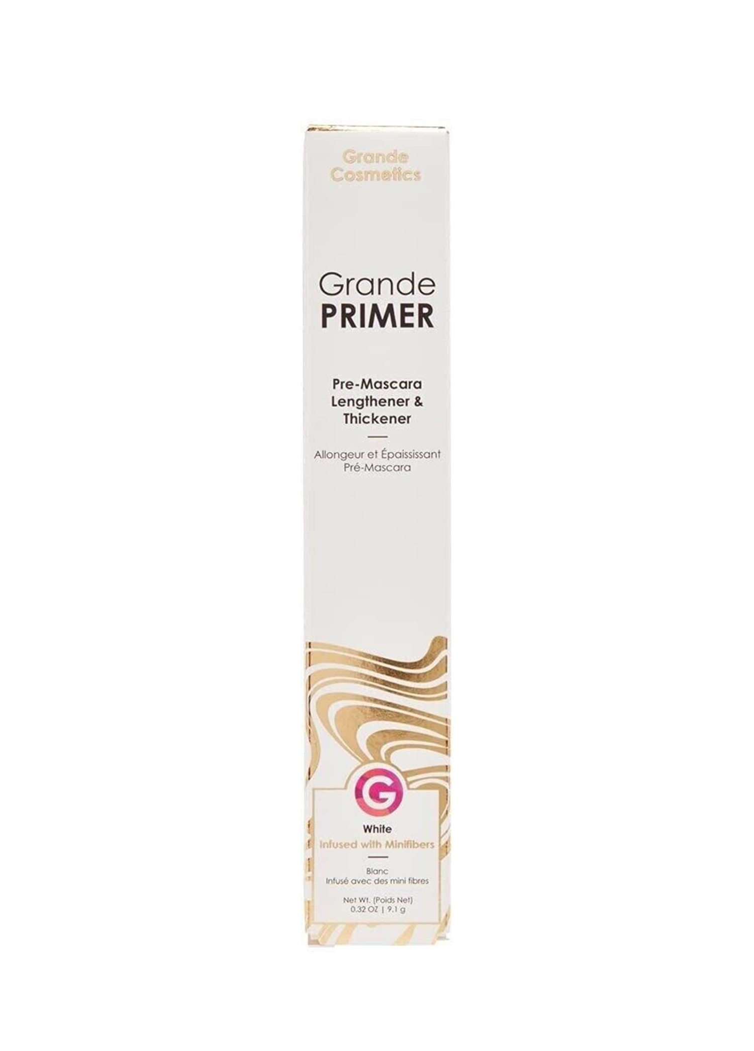 GrandePRIMER Pre-Mascara Lengthener & Thickener White 9.1 g