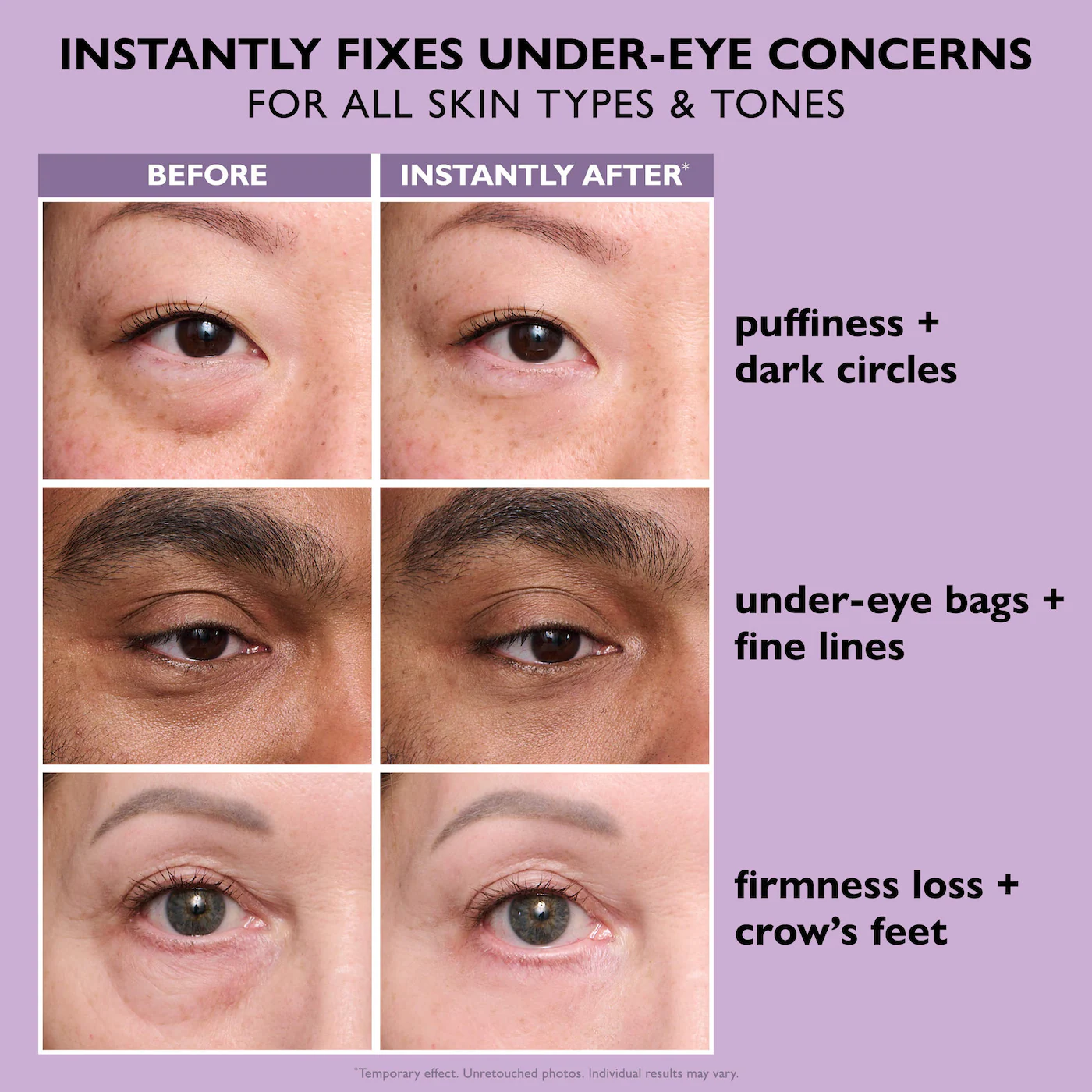 Instant FIRMx Eye Temporary Eye Tightener Easy-Wear Formula (Fırça Dahildir) 20 ml