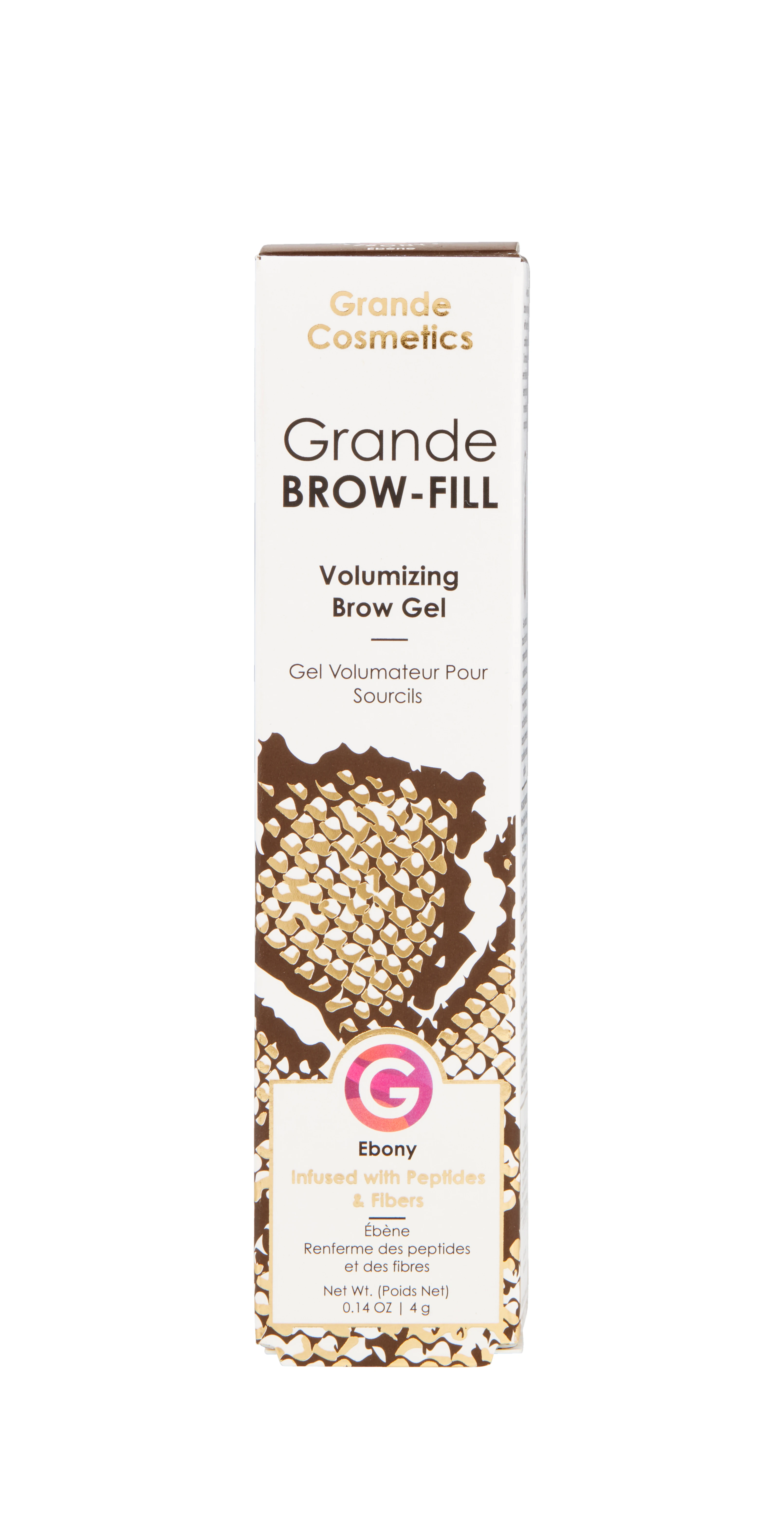 GrandeBROW-FILL Volumizing Brow Gel Ebony 4 g