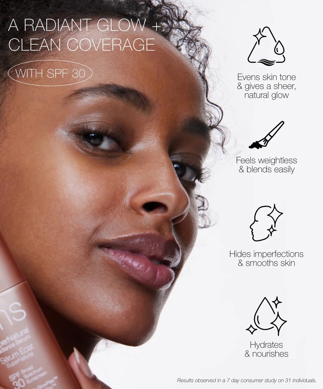 Supernatural Radiance SPF 30 Güneş Serumu 30 ml