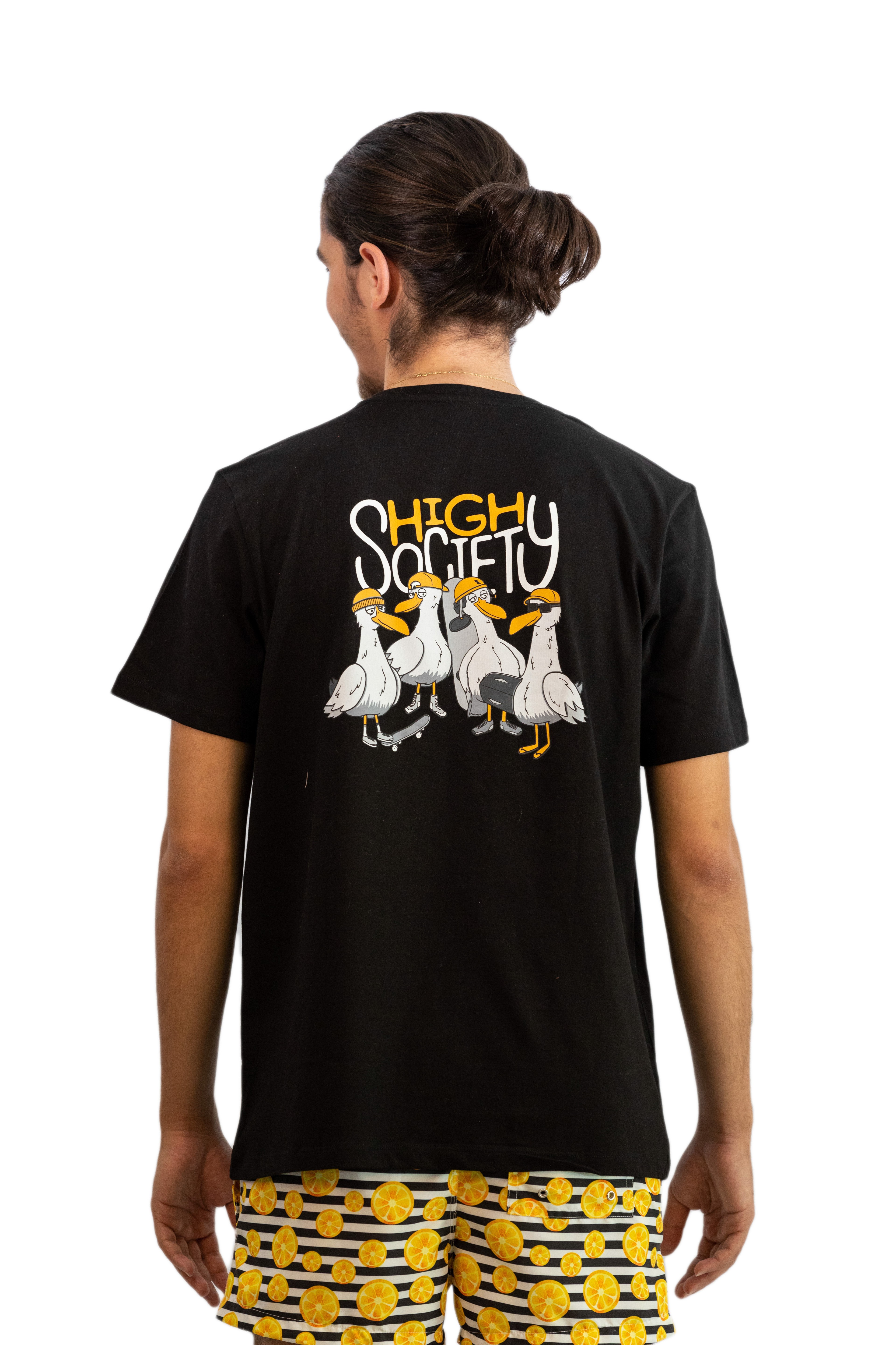 High Society Logo T-Shirt (Siyah)