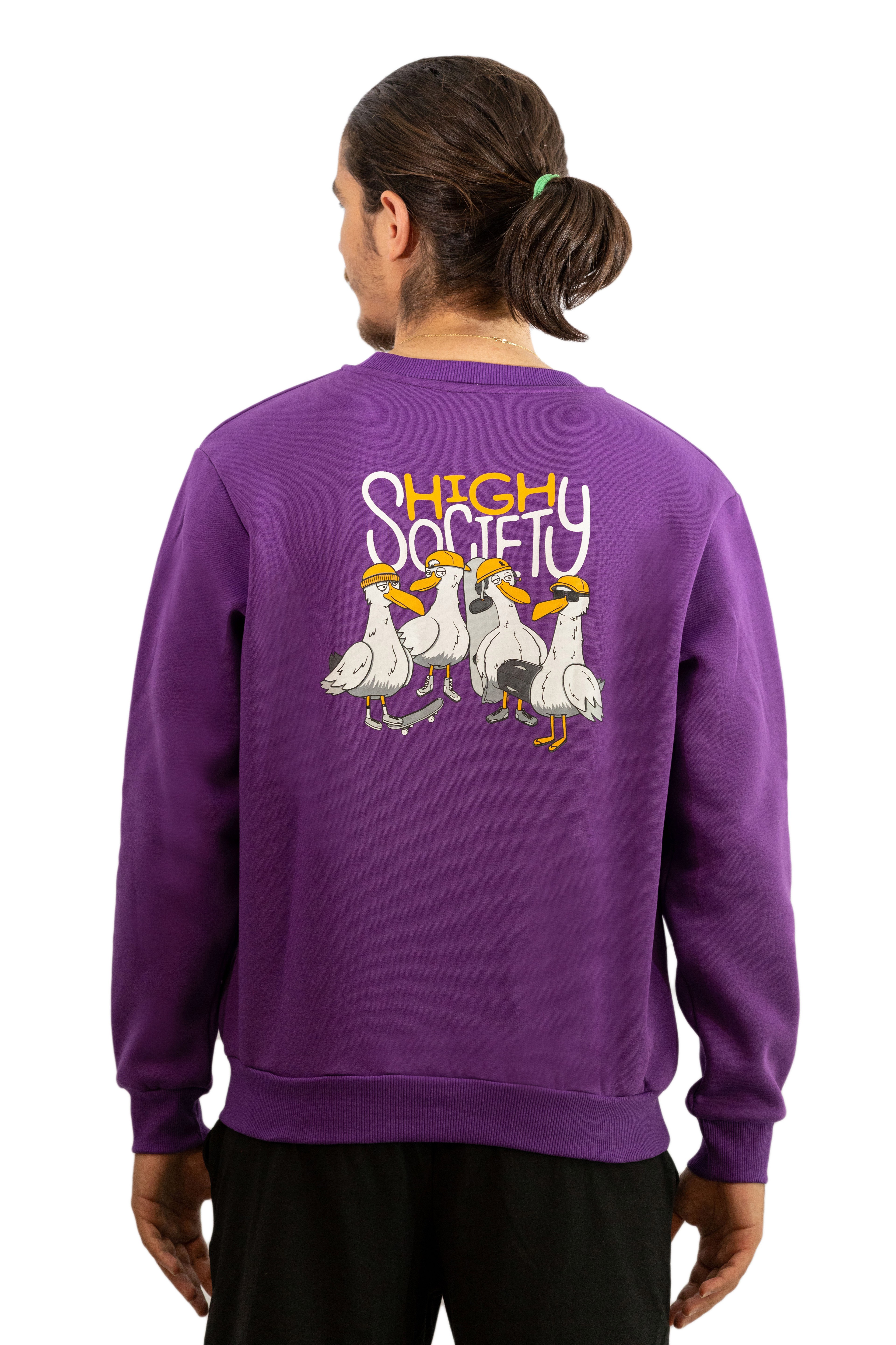 High Society Logo Sweatshirt (Purple)