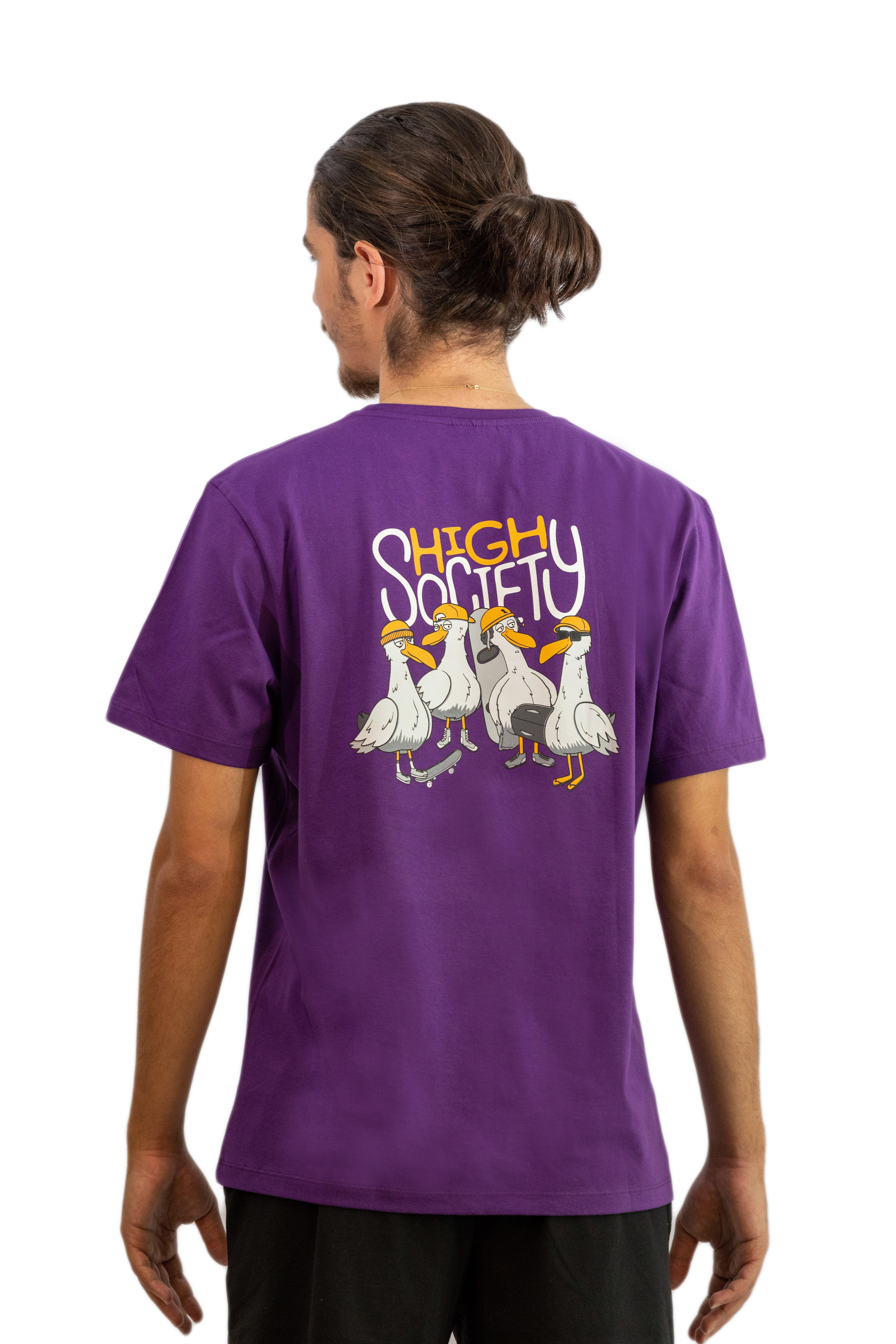 High Society Logo T-Shirt (Purple)