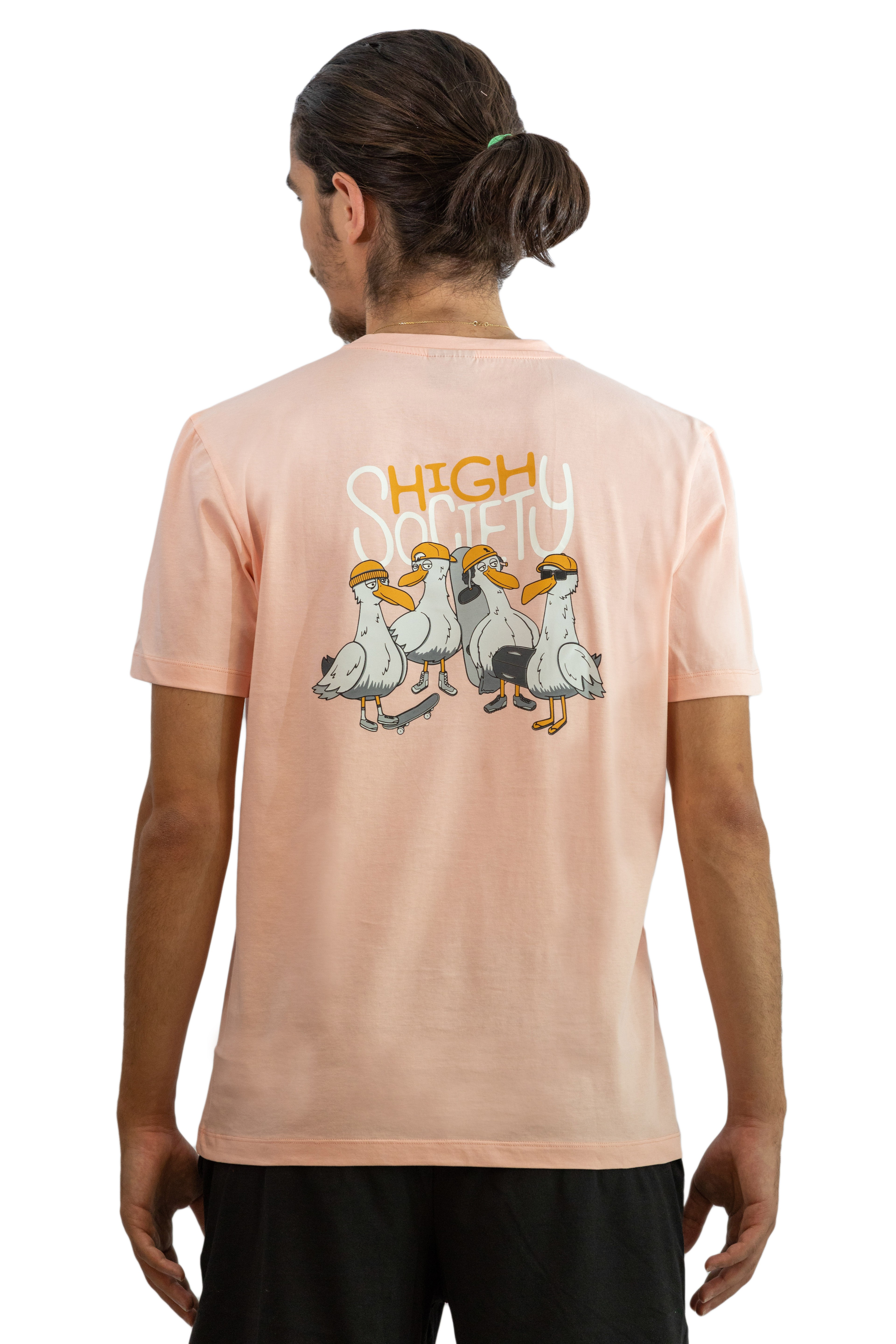 High Society Logo T-Shirt (Pink)