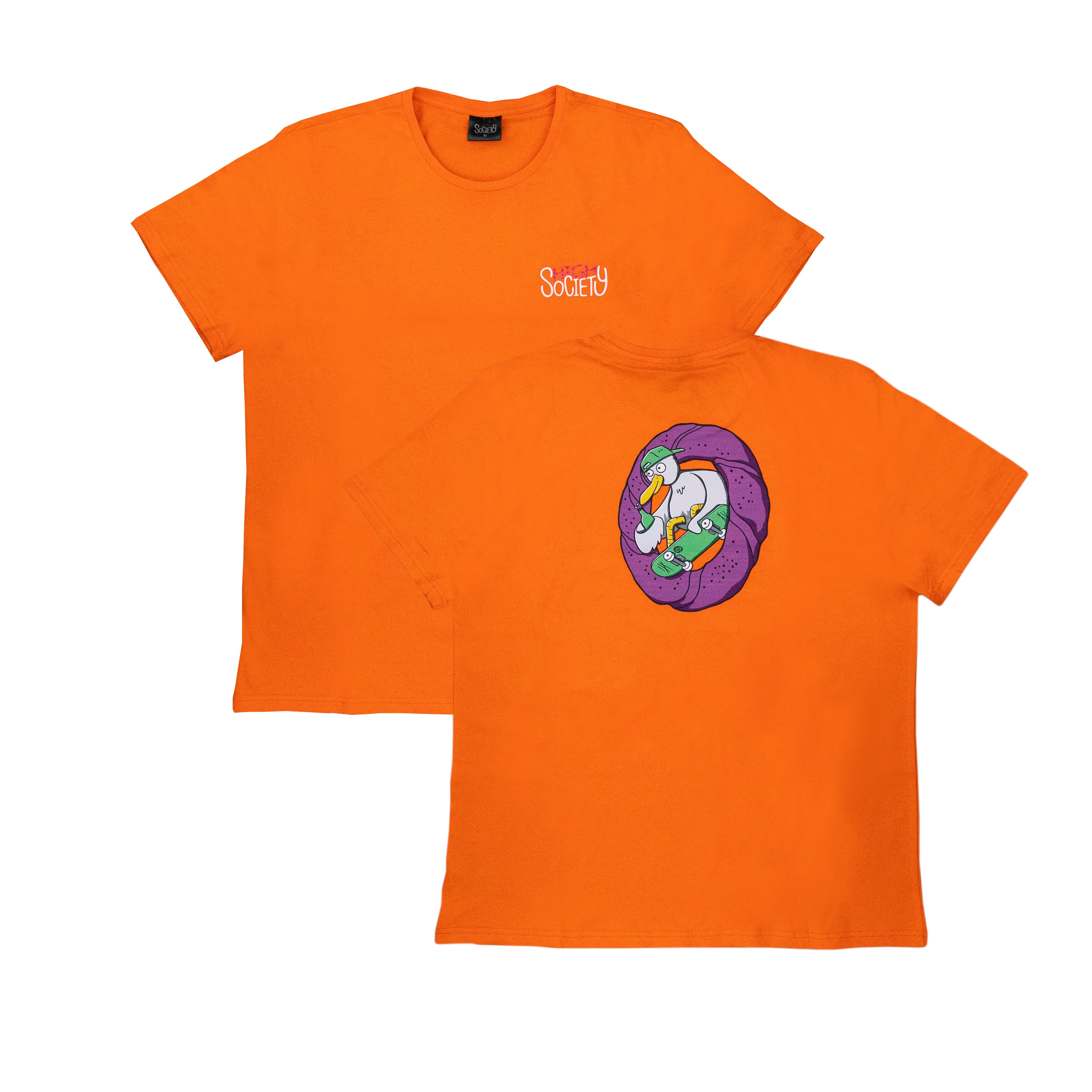 High Society Turkish Bagel T-Shirt (Orange)
