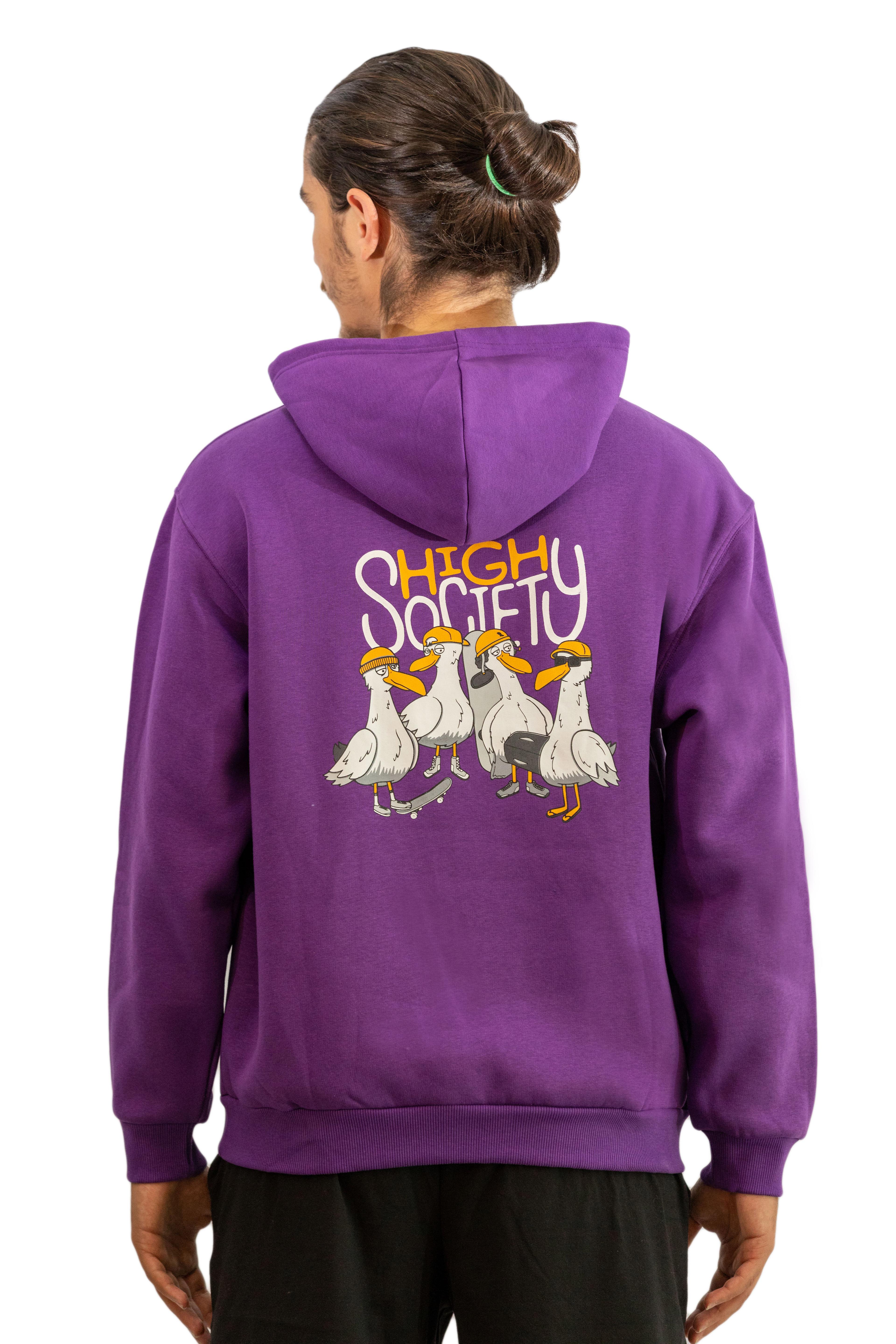 High Society Logo Hoodie (Purple)