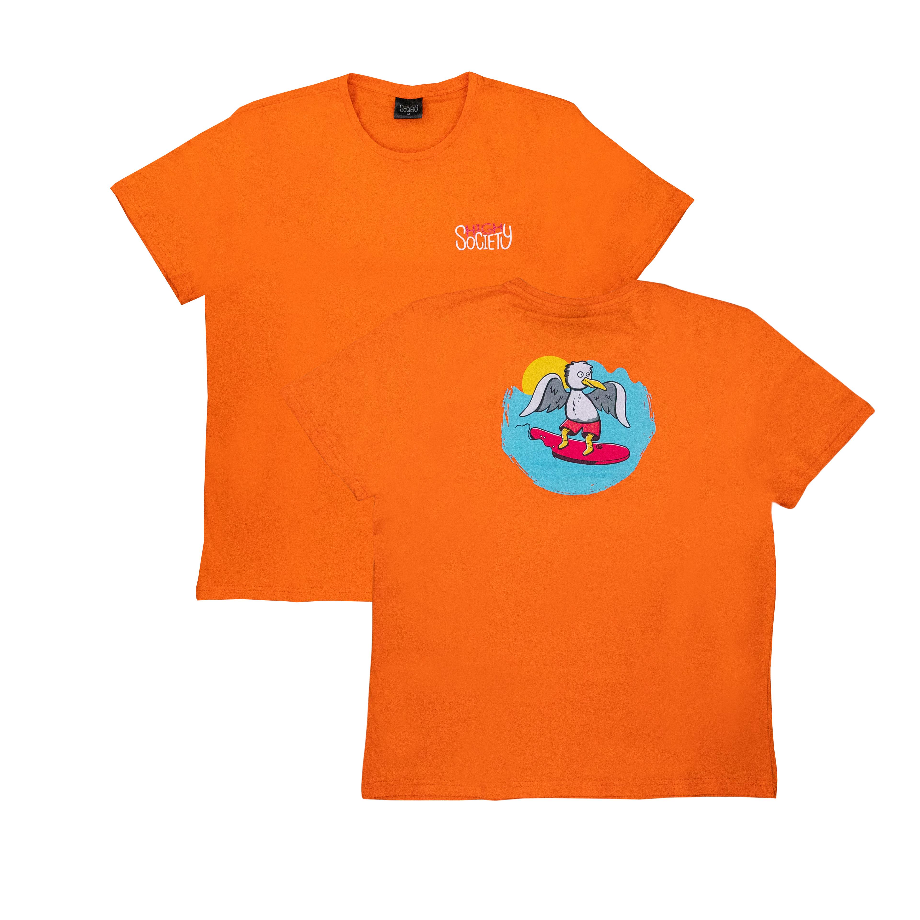 High Society Tube T-Shirt (Orange)