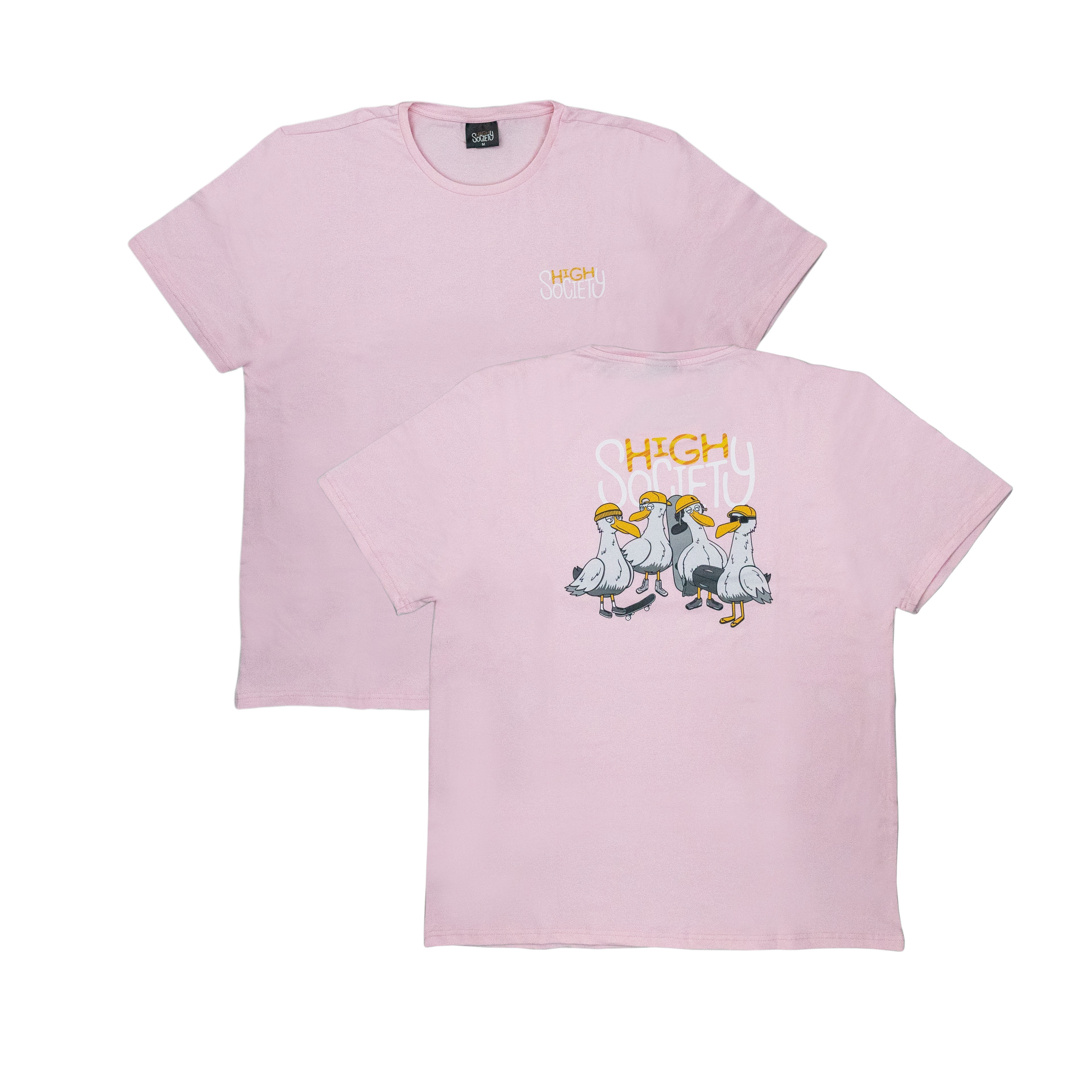 High Society Logo T-Shirt (Powder Pink)