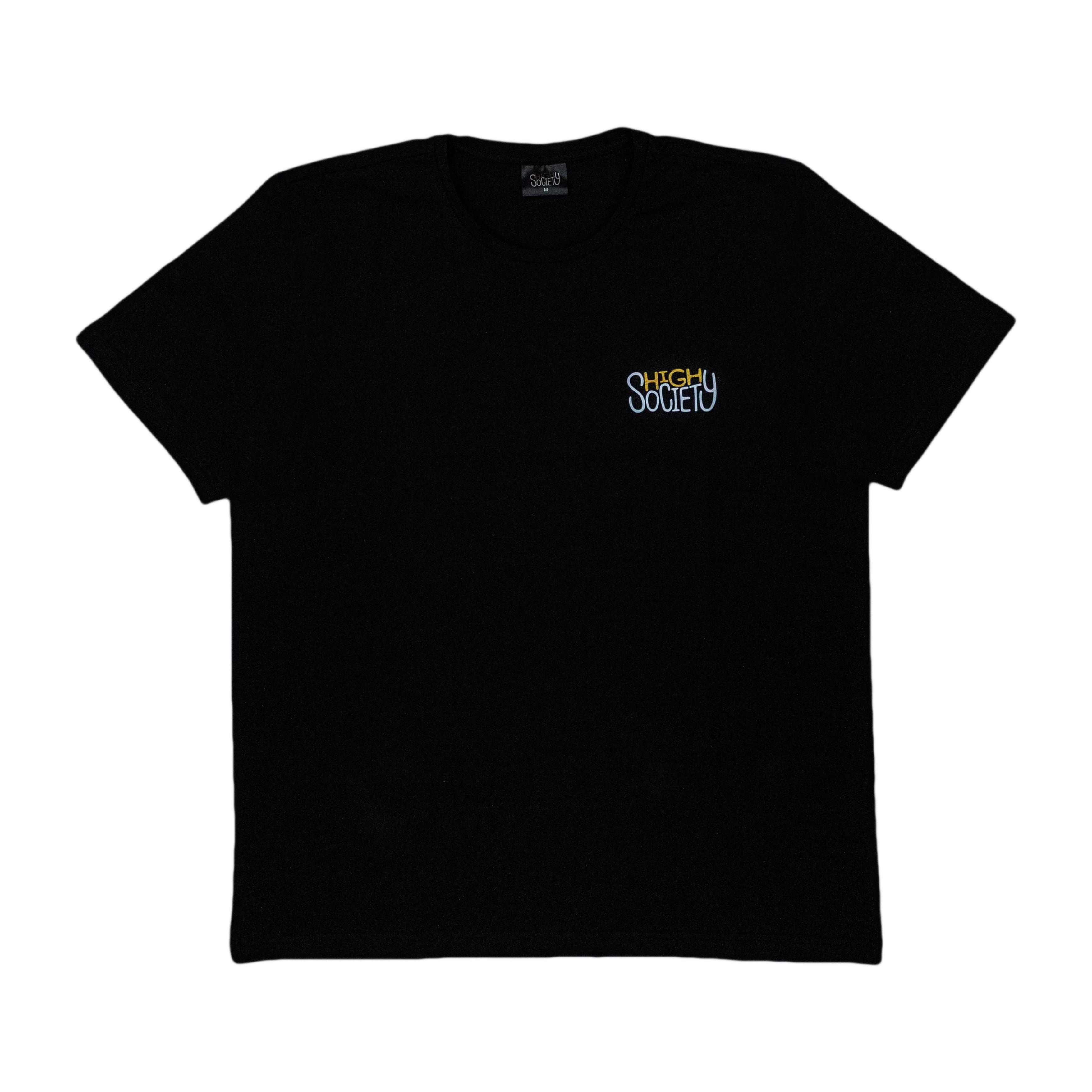 High Society Gevrek T- Shirt (Siyah)
