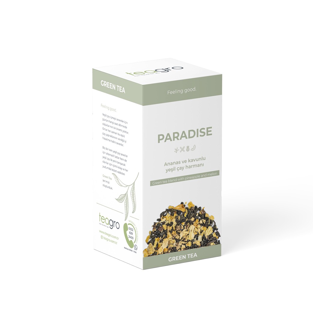 Paradise - Ananas ve Kavunlu Yeşil Çay Harmanı