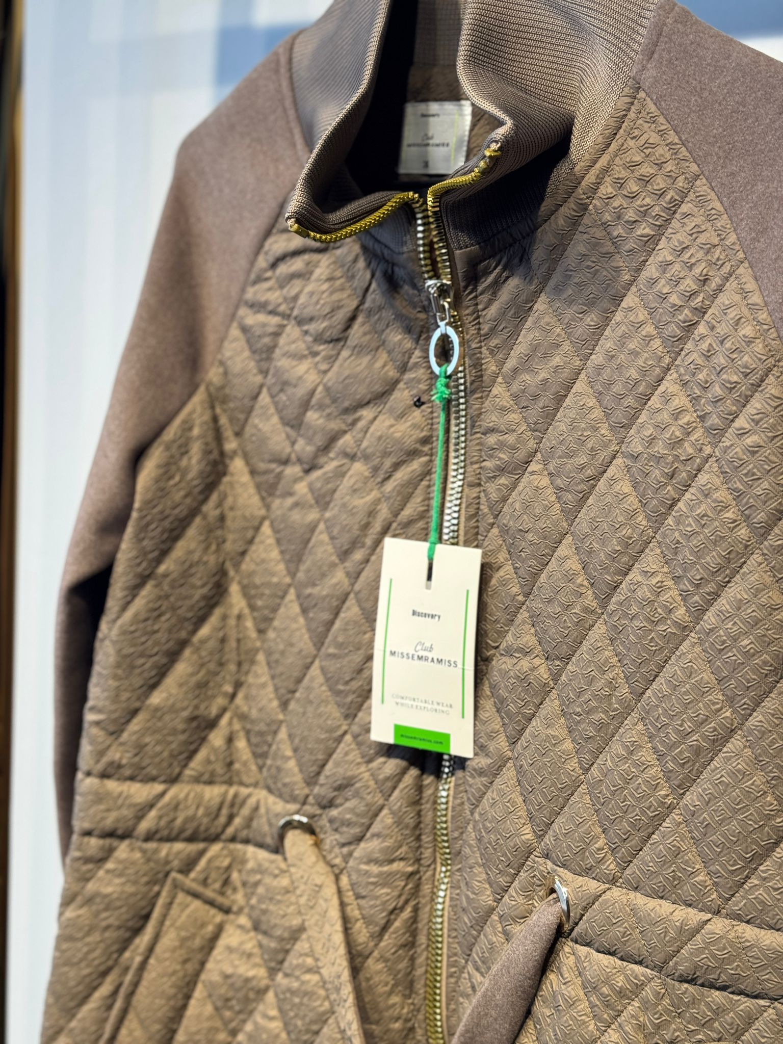 MİSSEMRAMİSS Velure Kapitone Uzun Mont