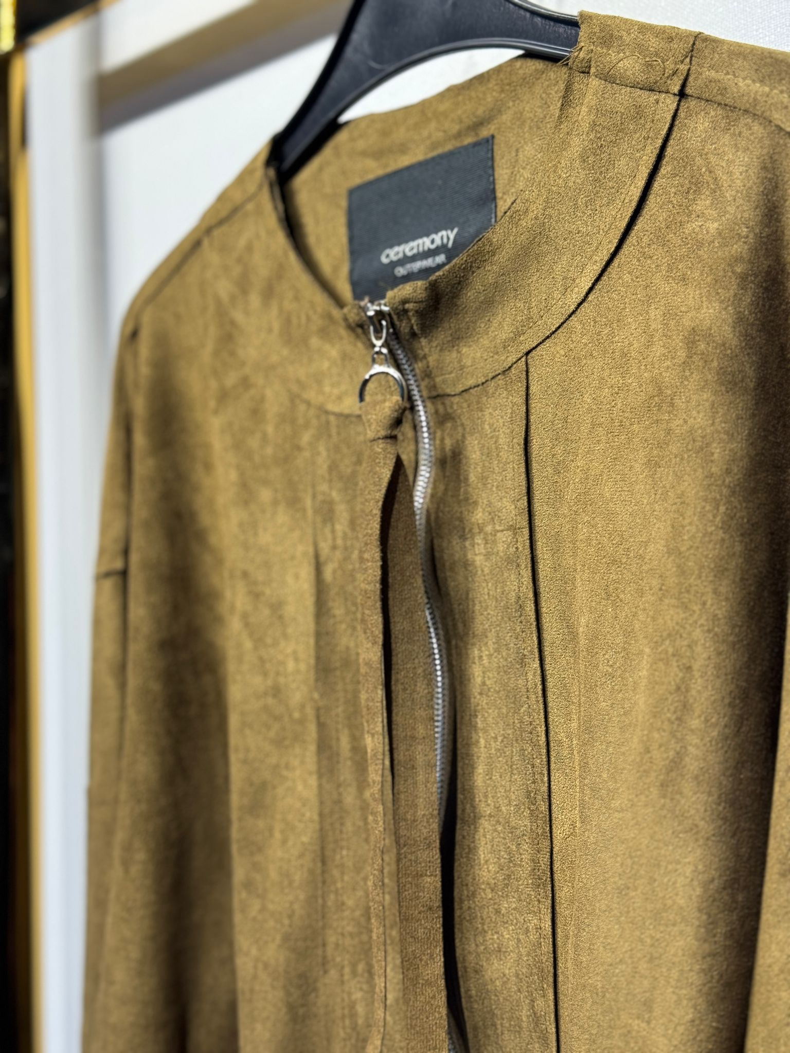 CEREMONY Kolları Kat Kat Önden Fermuarlı Ceket