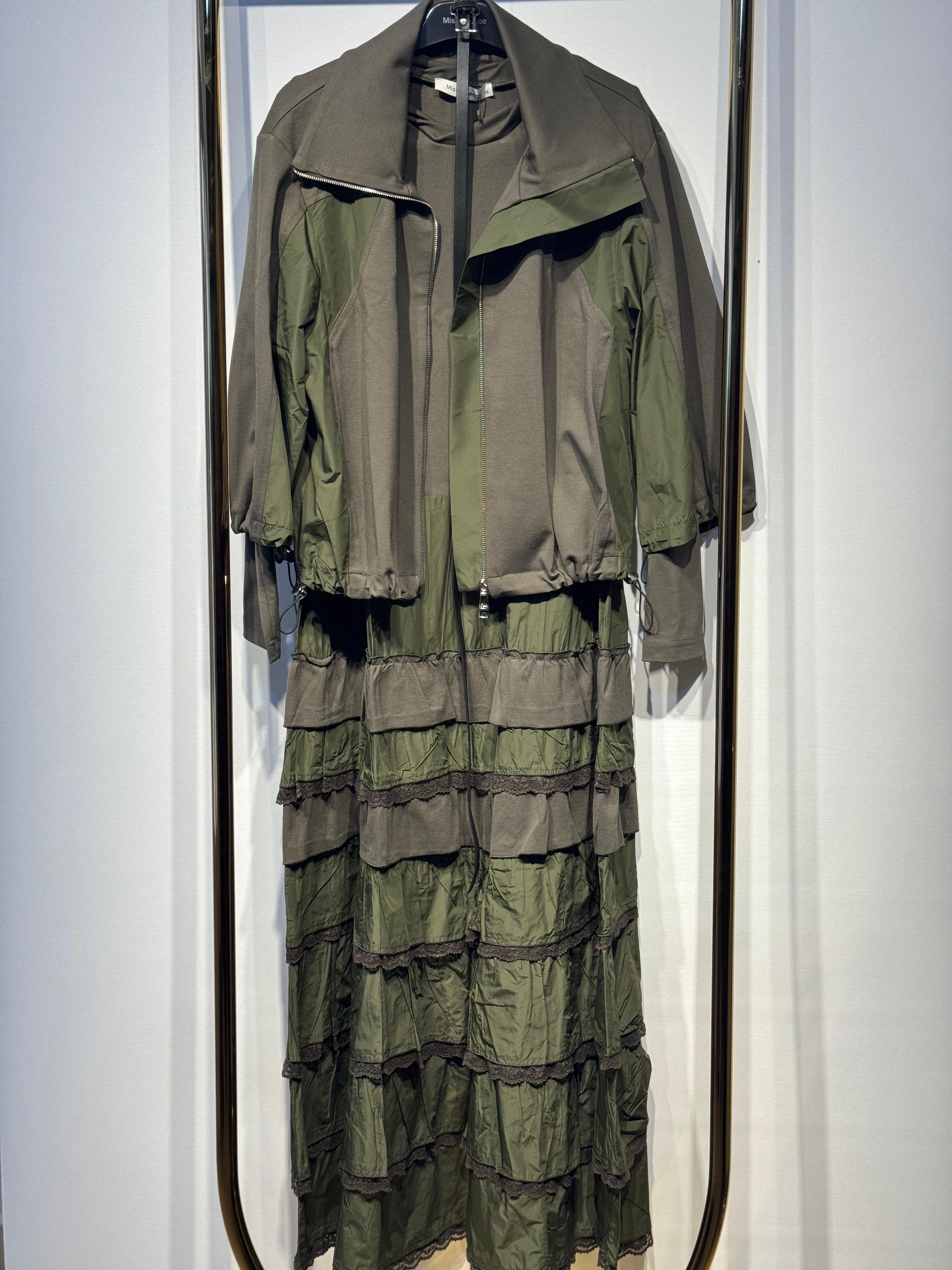 MİSSWHENCE 38807 Kemer Hediyeli İkili Elbise