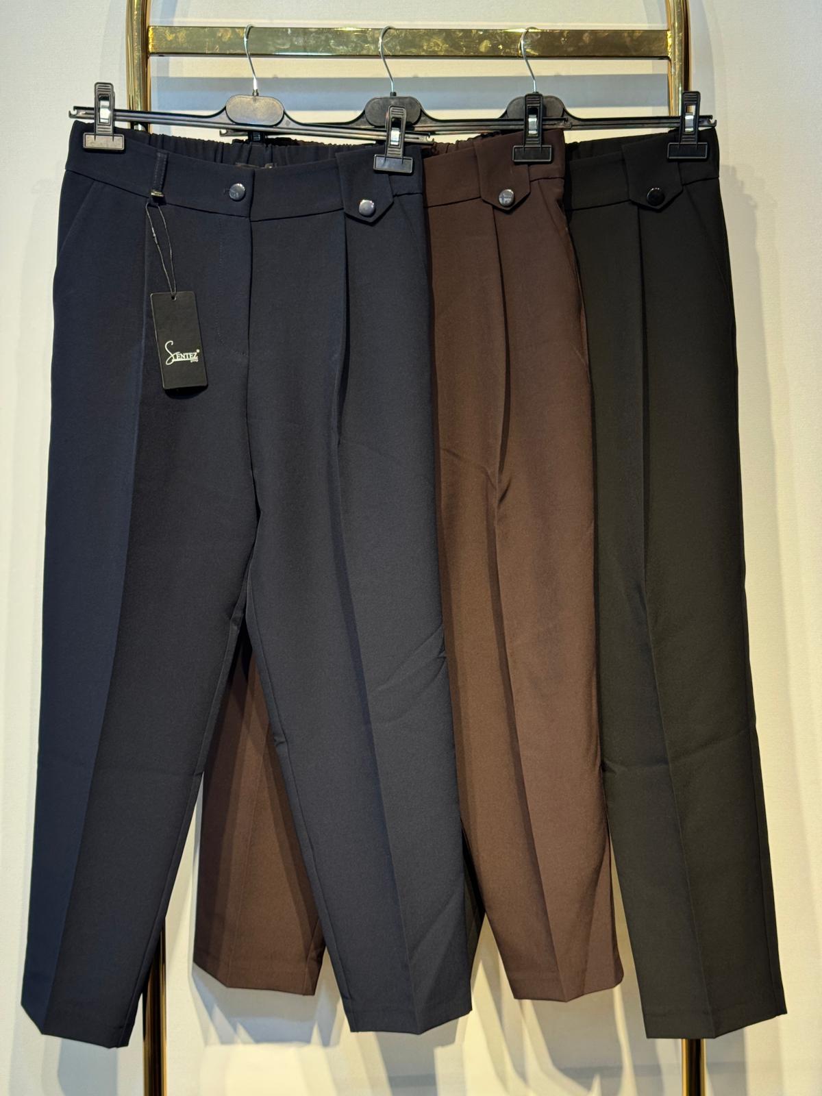 SENTEZ Sofia Korsajı Apoletli Pantolon