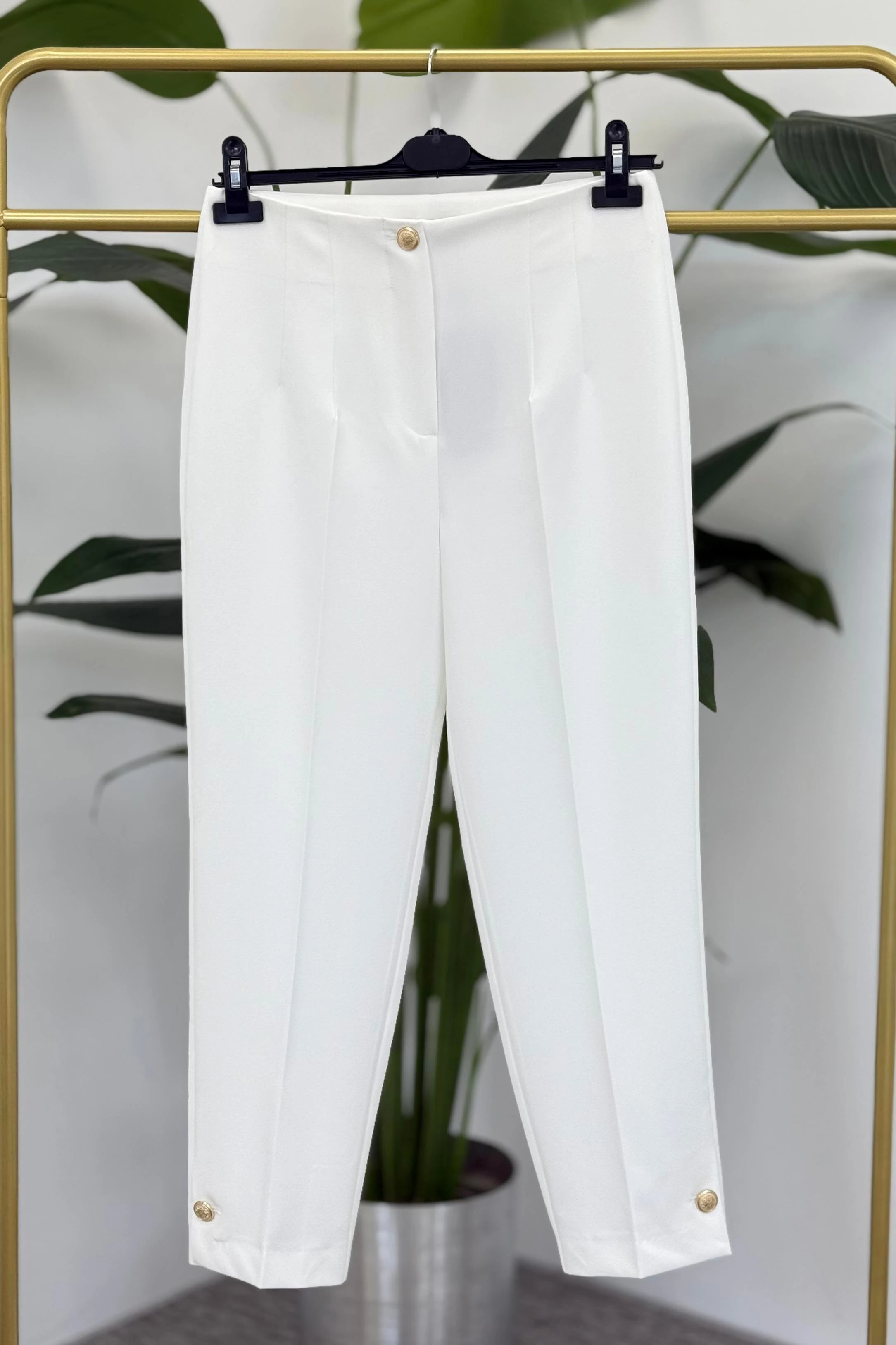 SENTEZ Mars Paça Düğmeli Pantolon