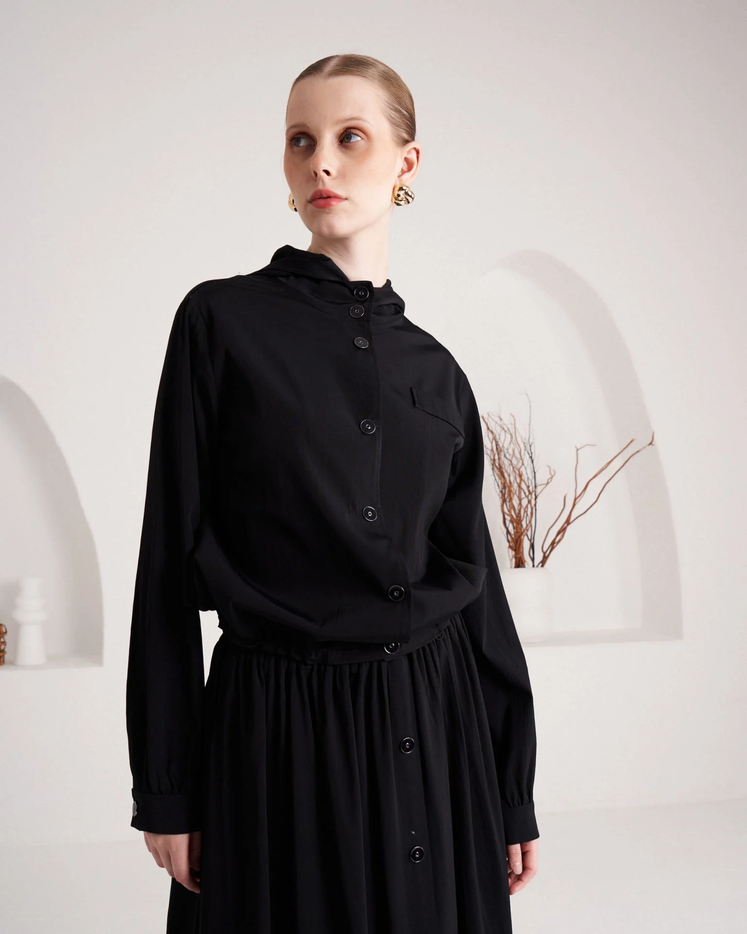 LİSA EXCLUSİVE Etekli Çıtçıtlı Takım