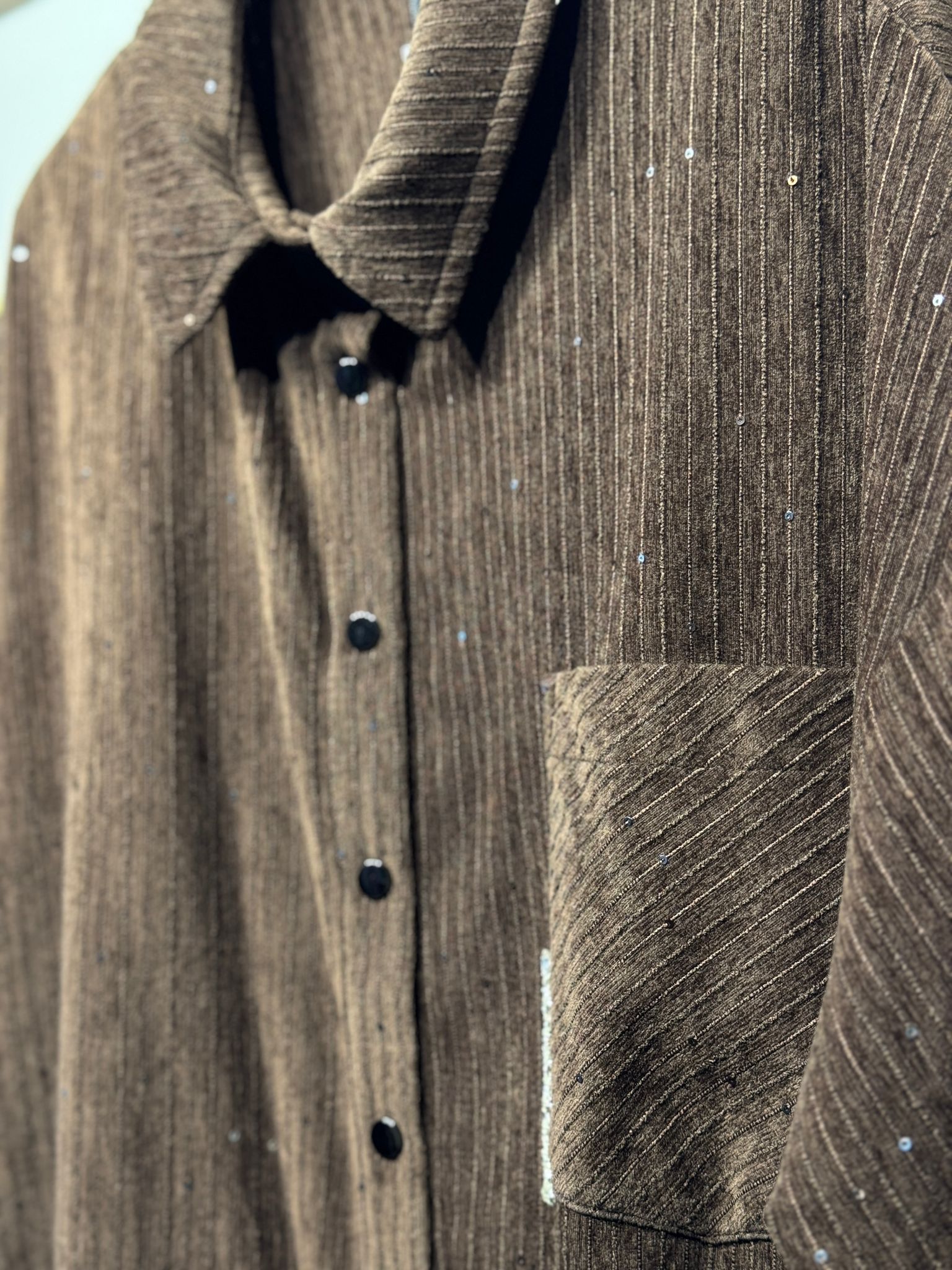 CEREMONY Tek Cepli ve İşlemeli Queen Gömlek