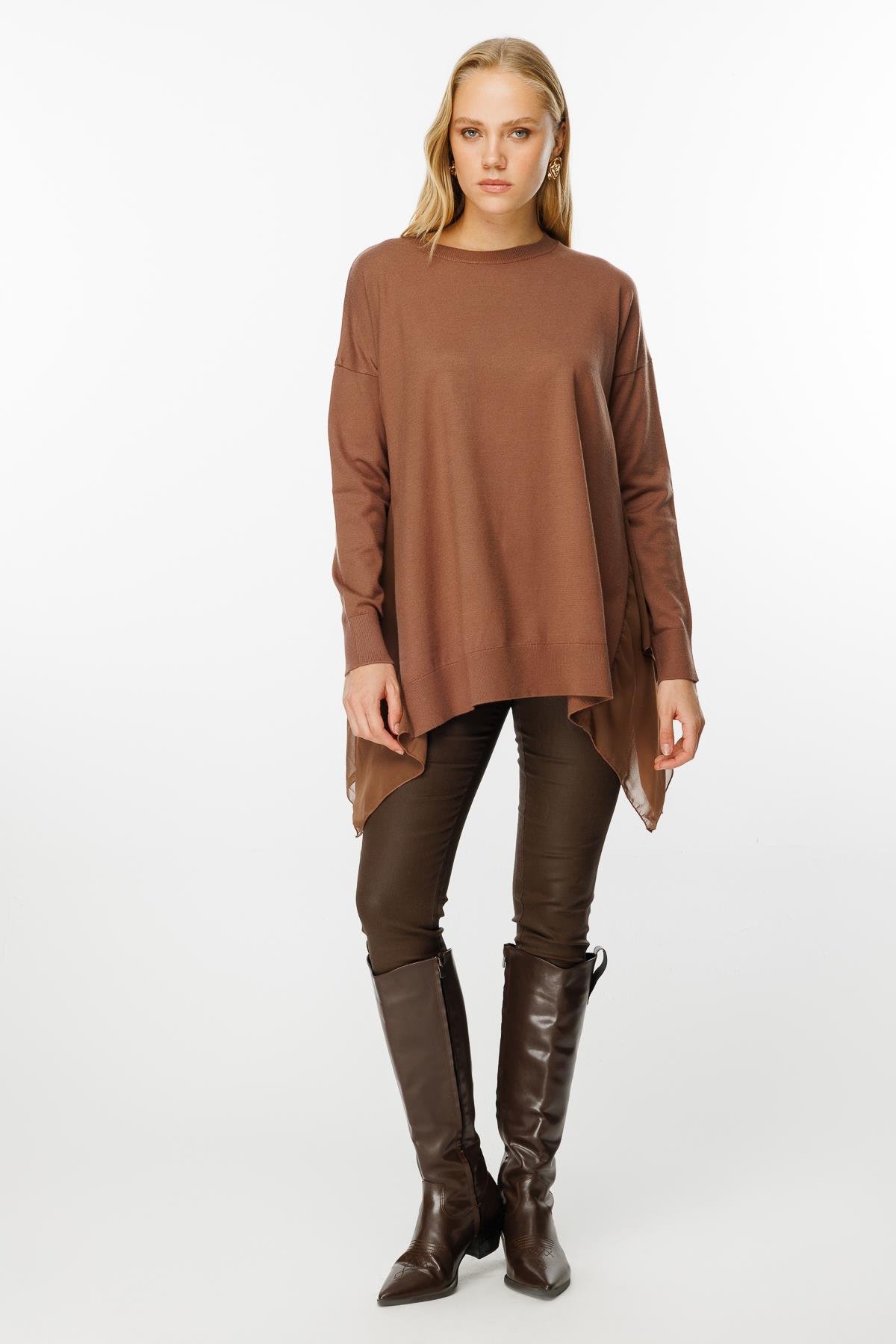 GHİSA Şifon Detaylı Tunik