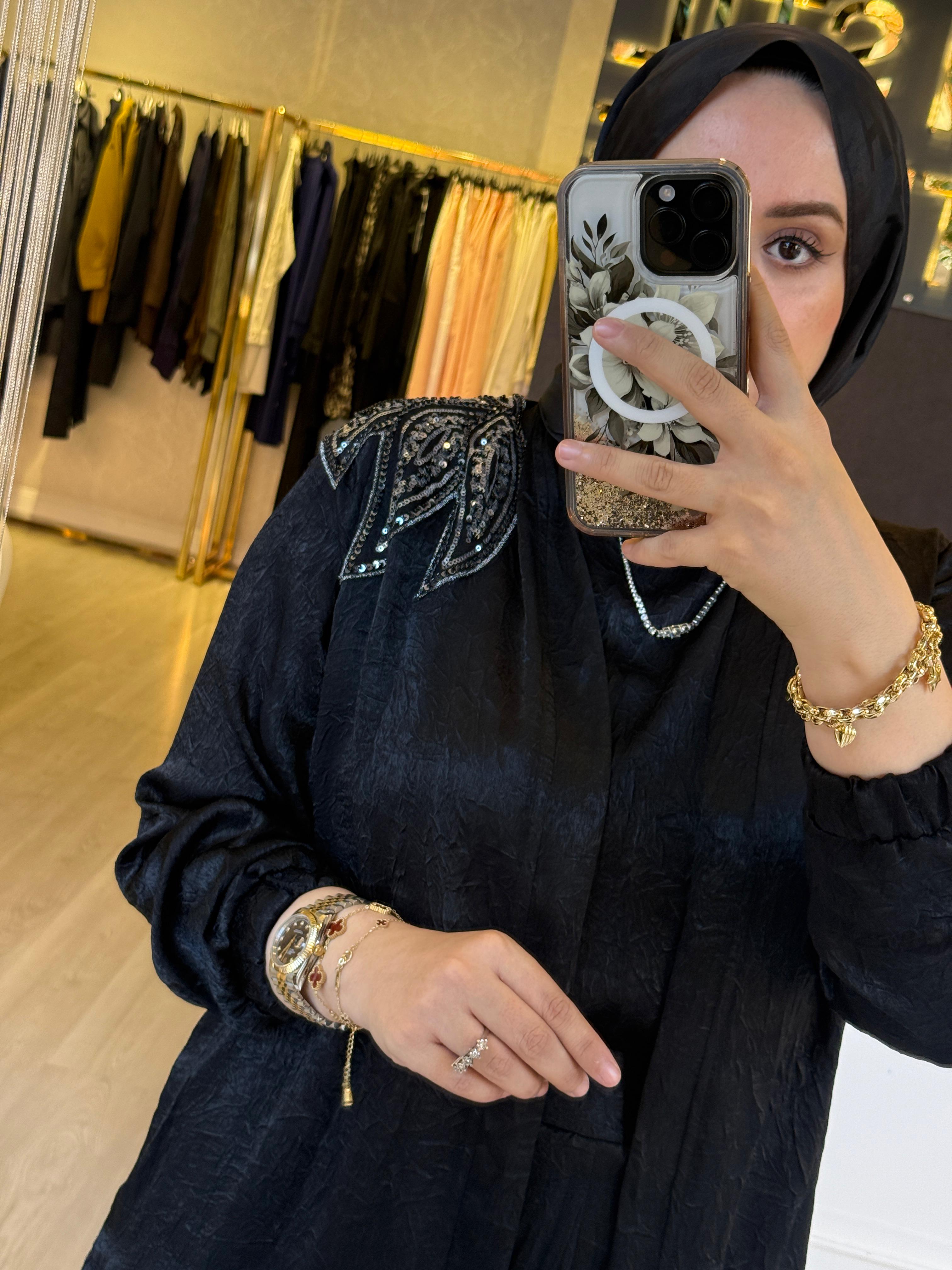 FUAT GÜRSEN Payet İşlemeli Hırka İçlik Etek 3'lü Takım