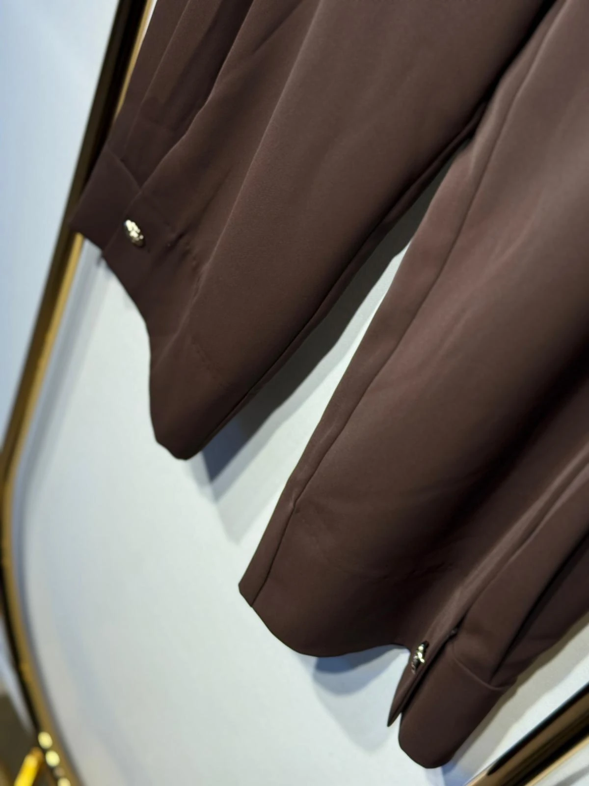 SENTEZ Venüs Paçası Pileli Düğmeli Pantolon