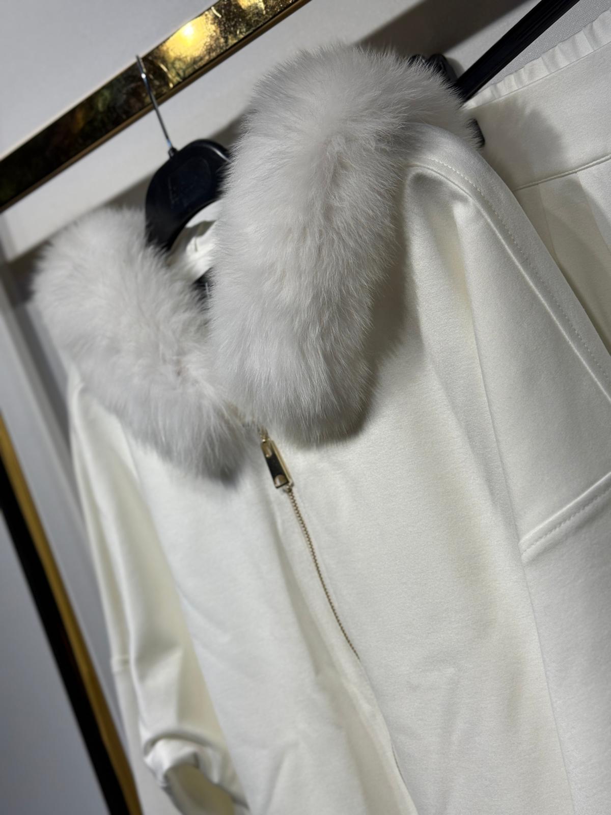 LİSA EXCLUSİVE Kürklü Kapşon Ceket Pantolon Takım