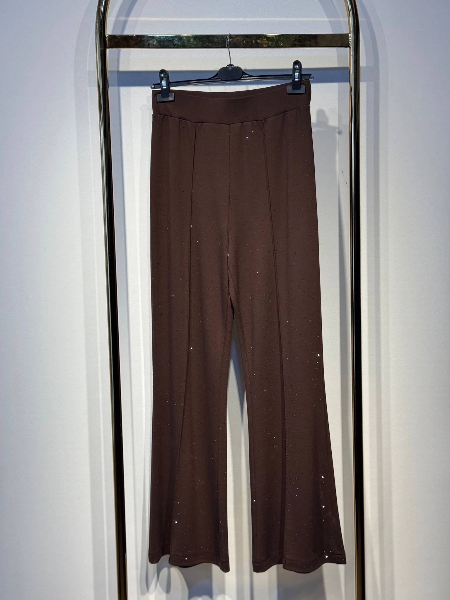 SENTEZ Taşlı İspanyol Paça Rahat Pantolon