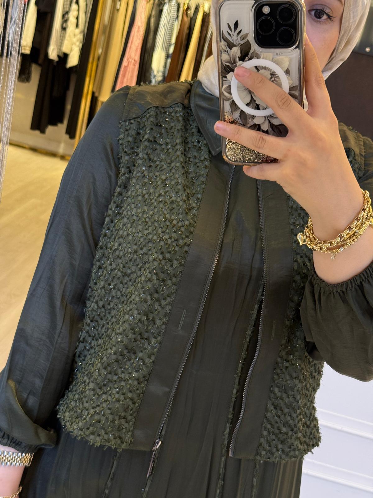 LİSSMORE Tüy Detaylı Ceketli Elbise