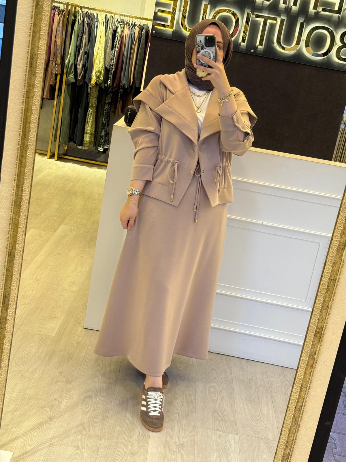 Sİ Design my8 1101-3103 Oysho Ceket Etek Takım