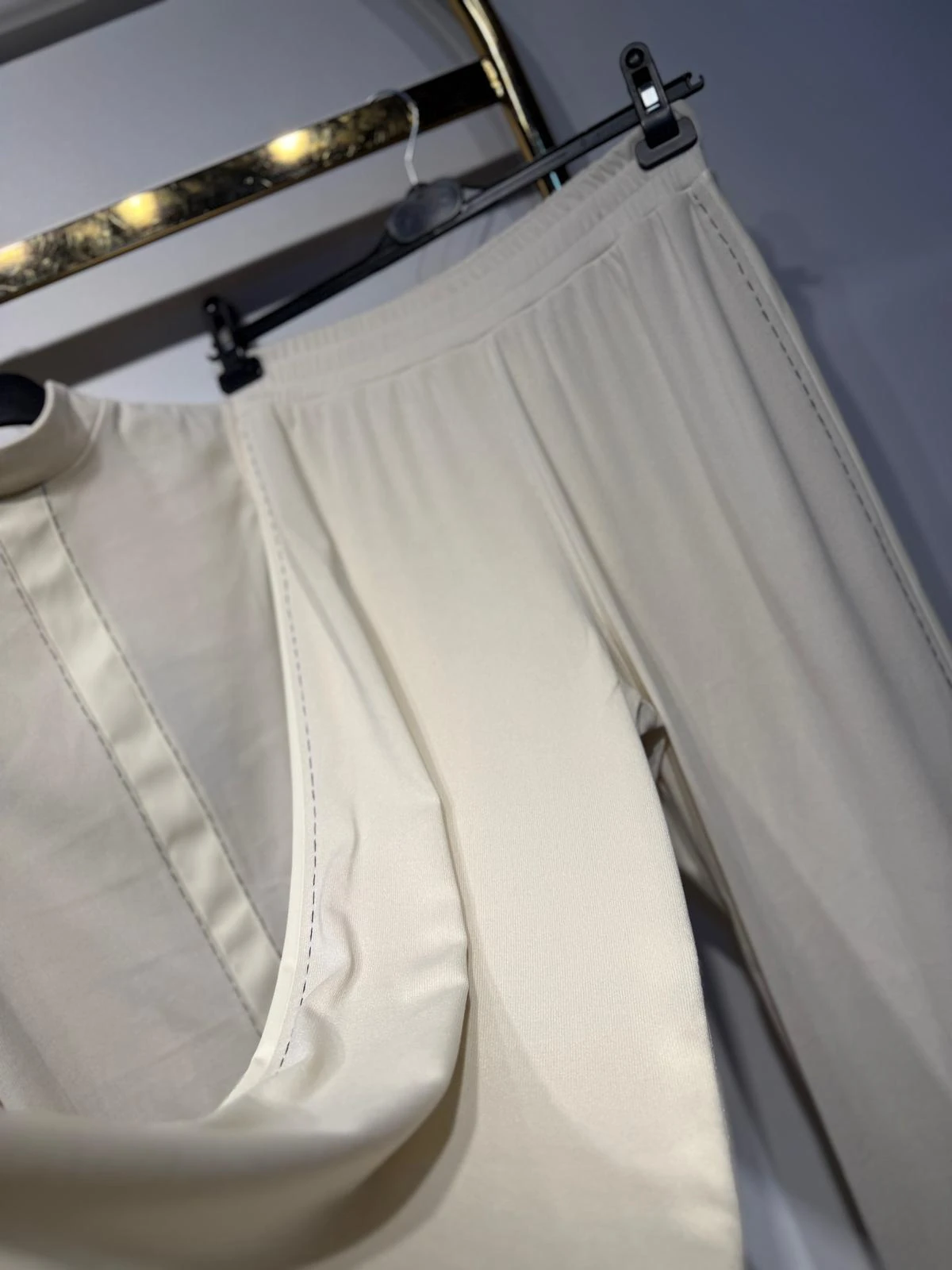 GHİSA Kürk Detaylı Deri Garnili Üçlü Takım