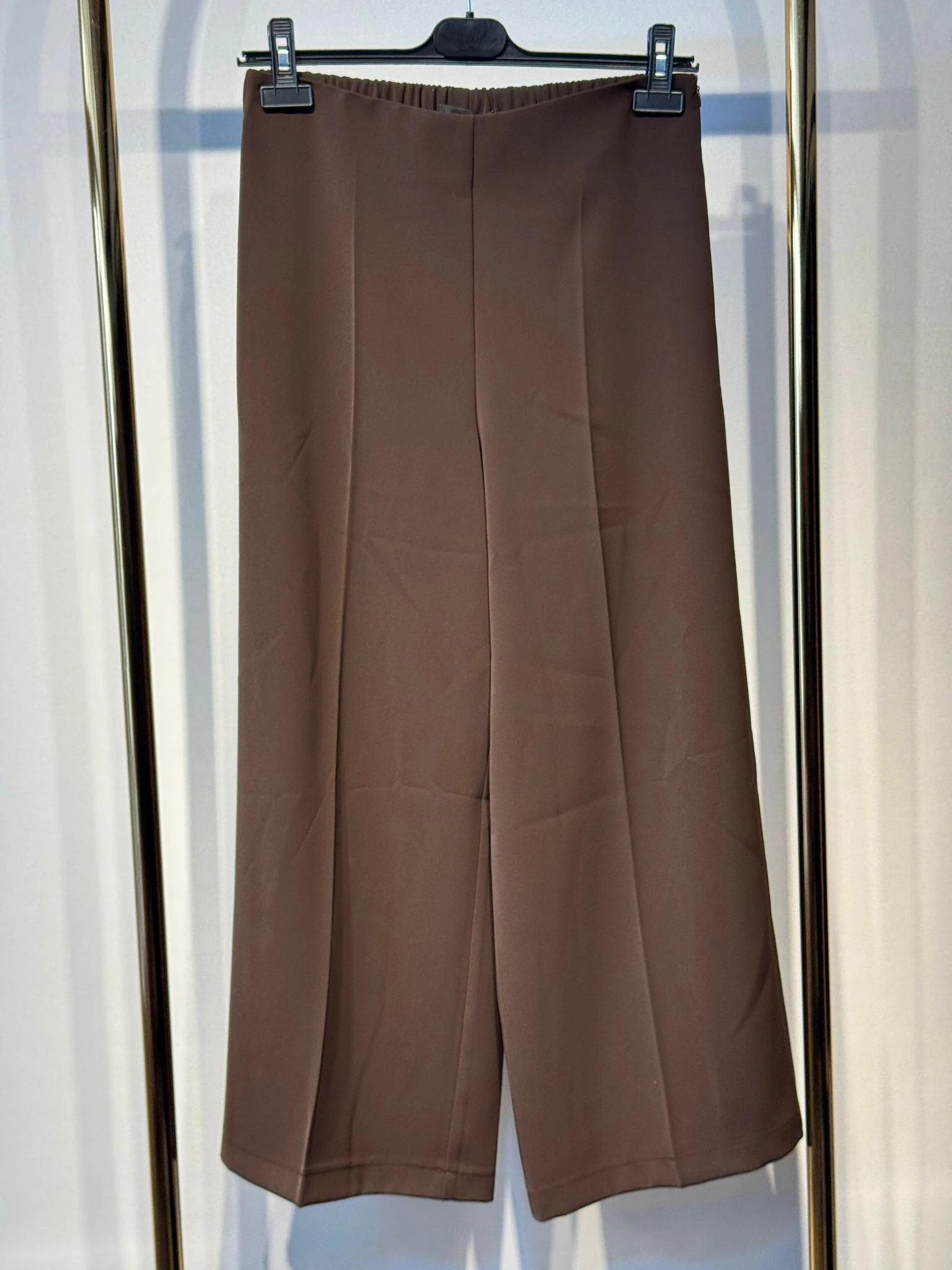 SENTEZ Arkası Lastikli Yeni Kısa Geniş Paça Pantolon