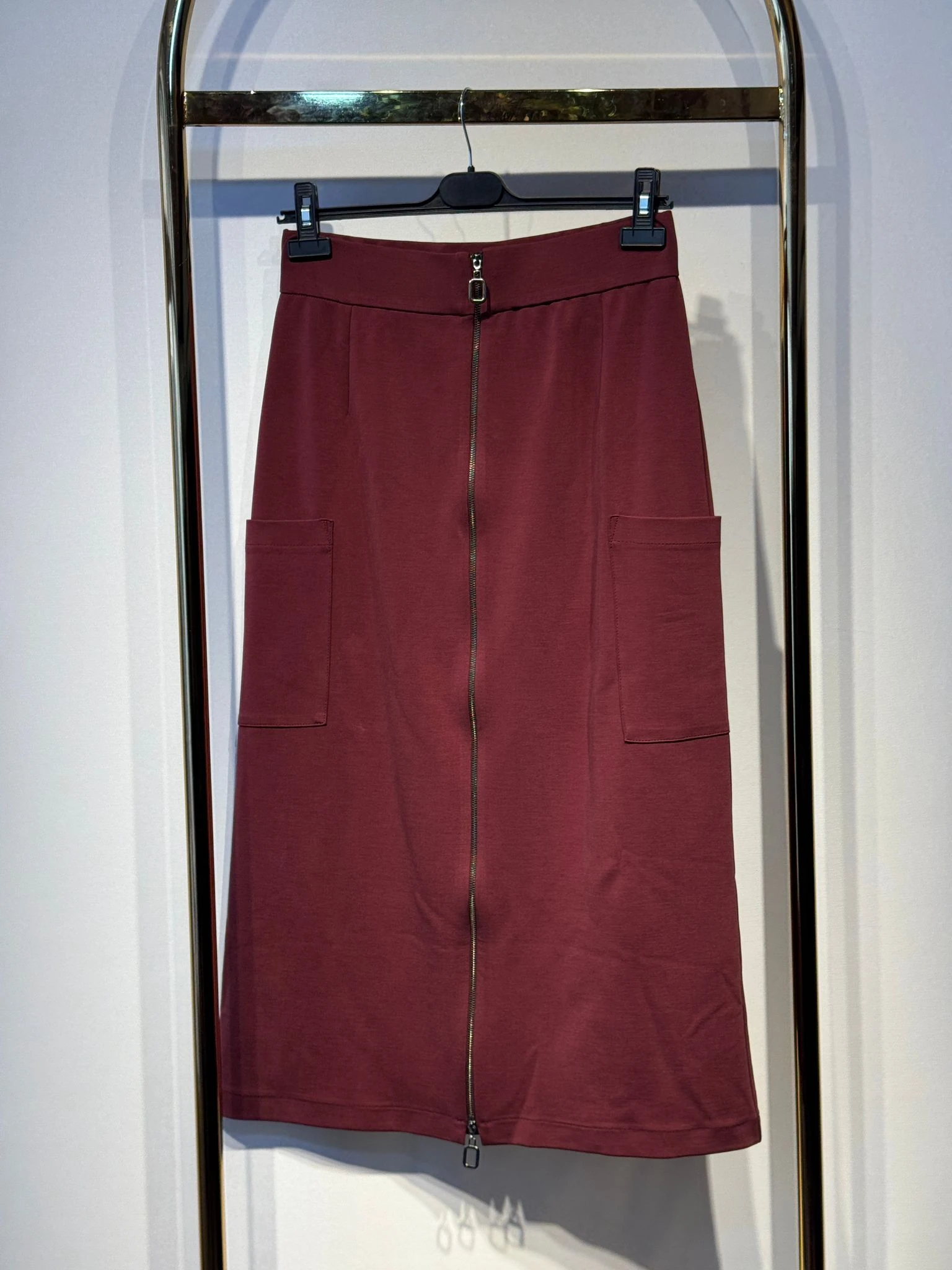 SENTEZ Cep Detaylı Fermuarlı Etek