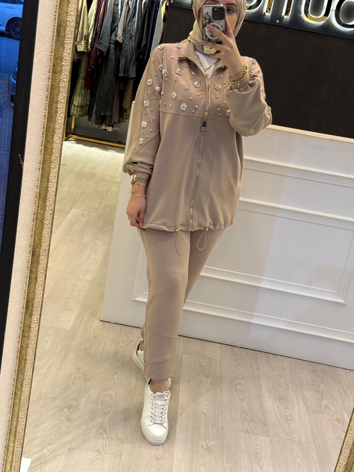 MİSSEMRAMİSS İşlemeli Modal Takım