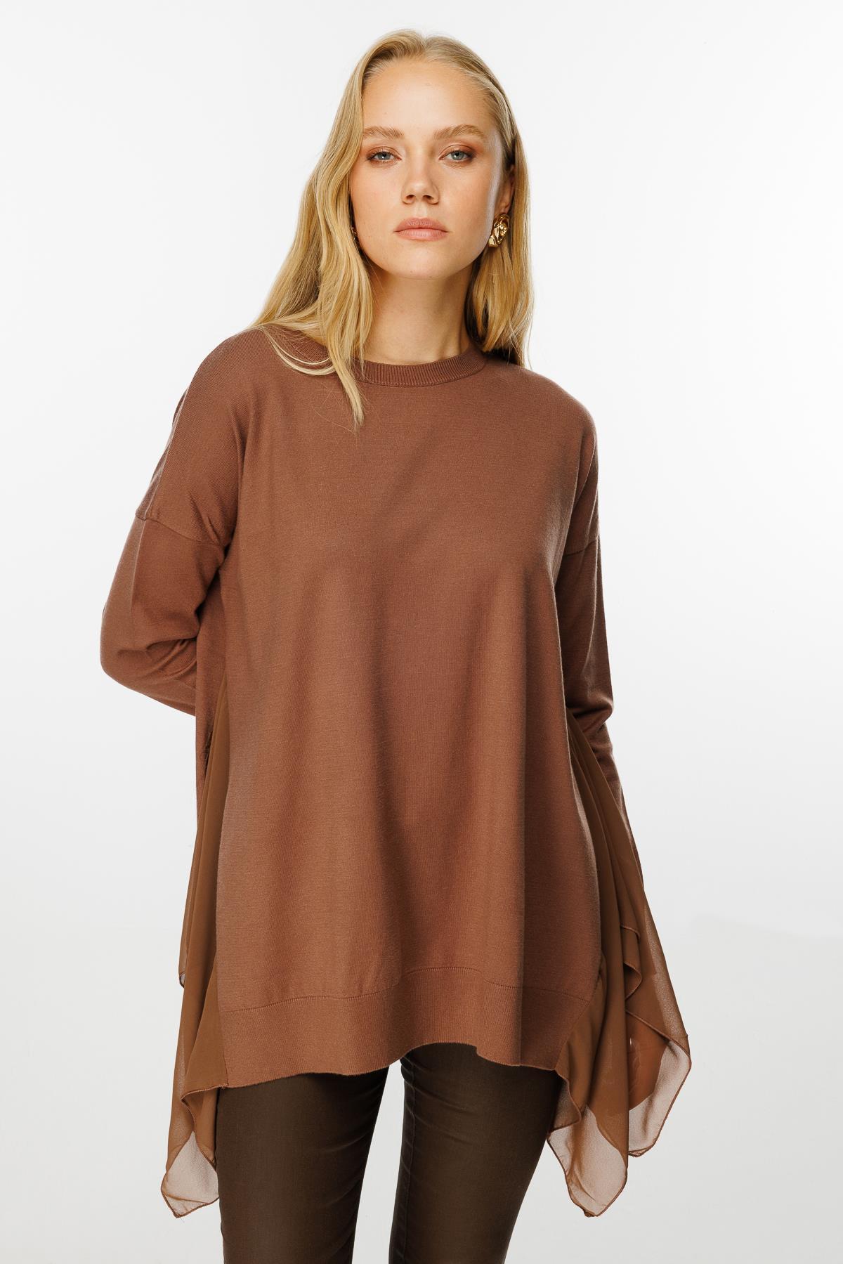 GHİSA Şifon Detaylı Tunik