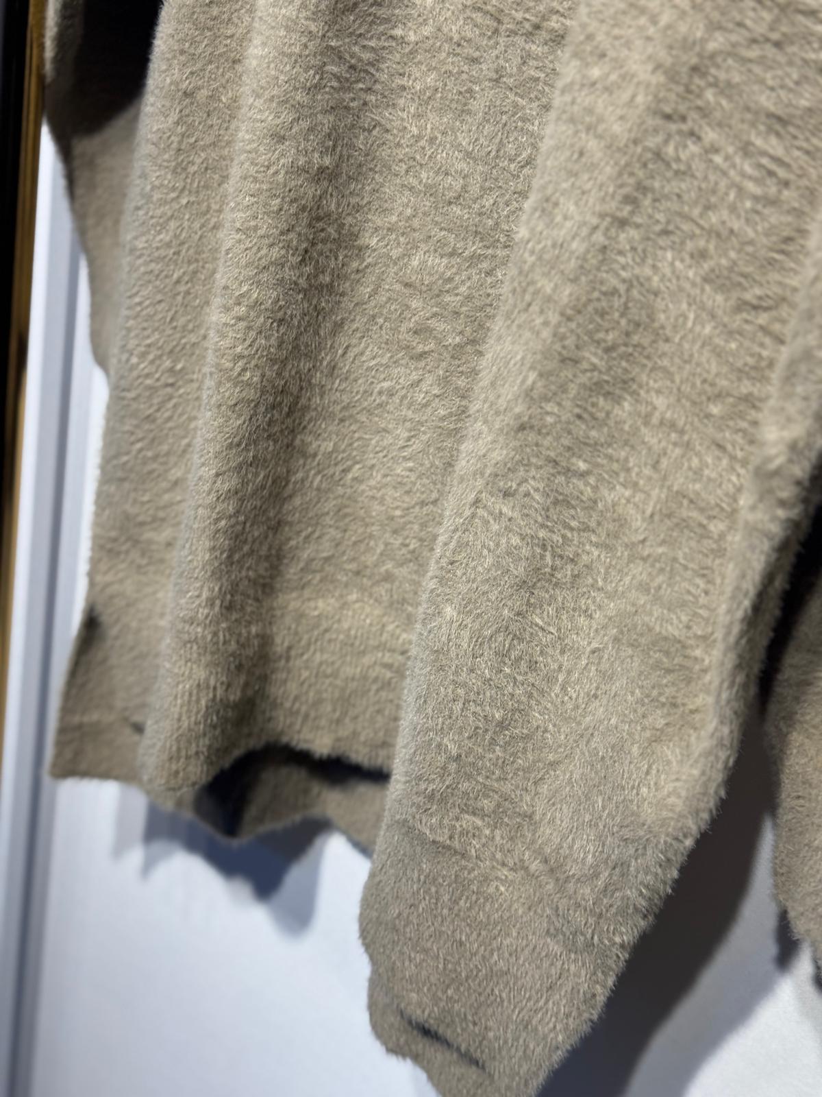 NUSS Taş İşlemeli Angora Kazak