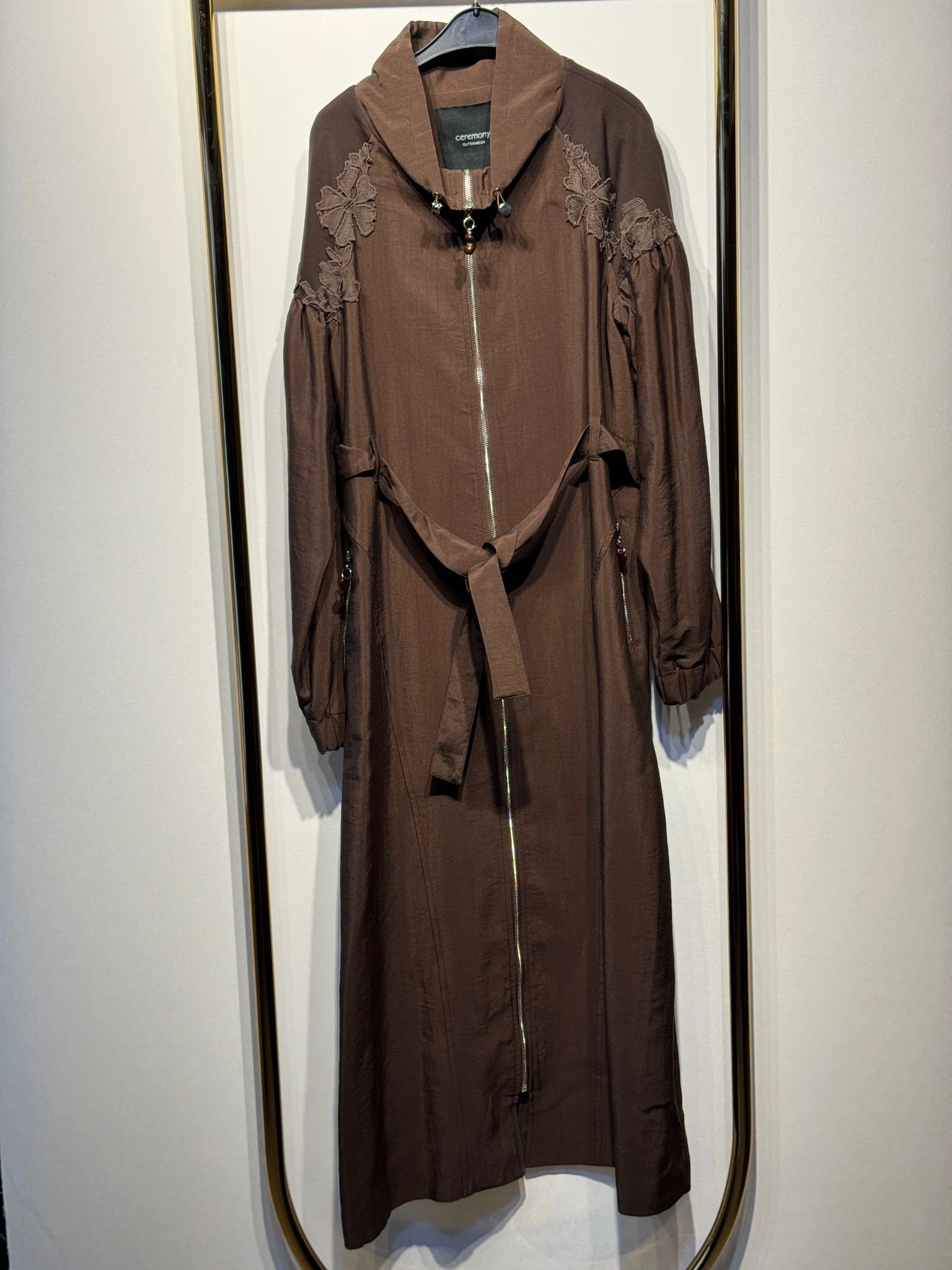 CEREMONY Dantel Detaylı Trençkot