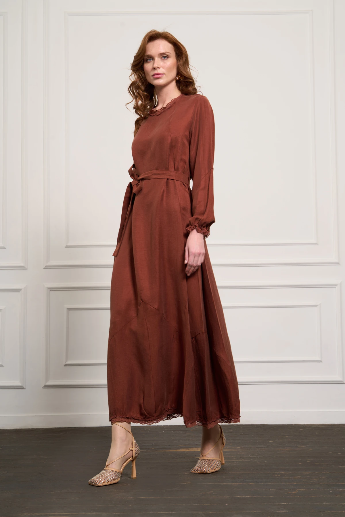 MİSSWHENCE 37831 Dantel İşlemeli Elbise