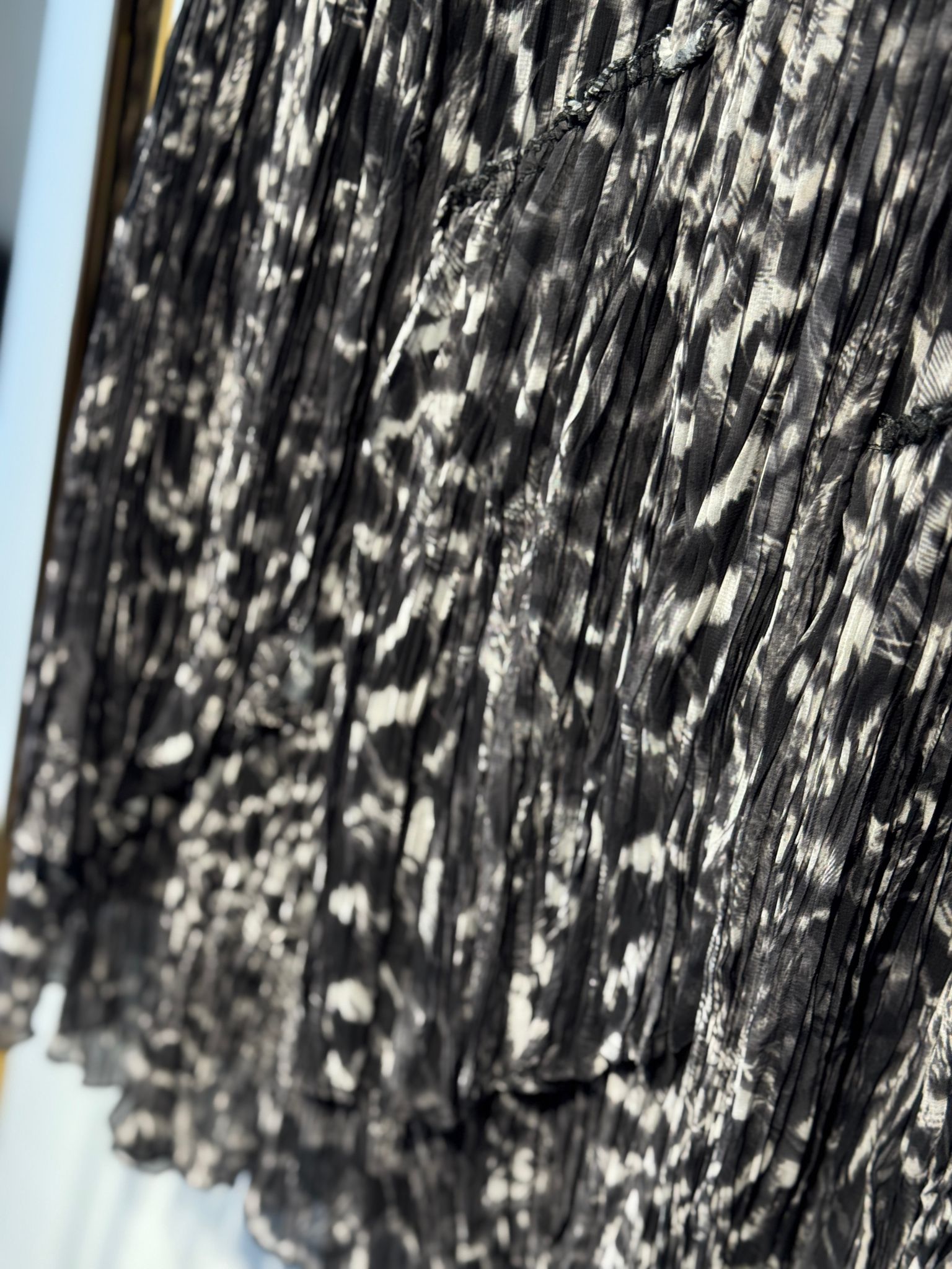 SENTEZ Viola Parçalı Kırıştırma Etek