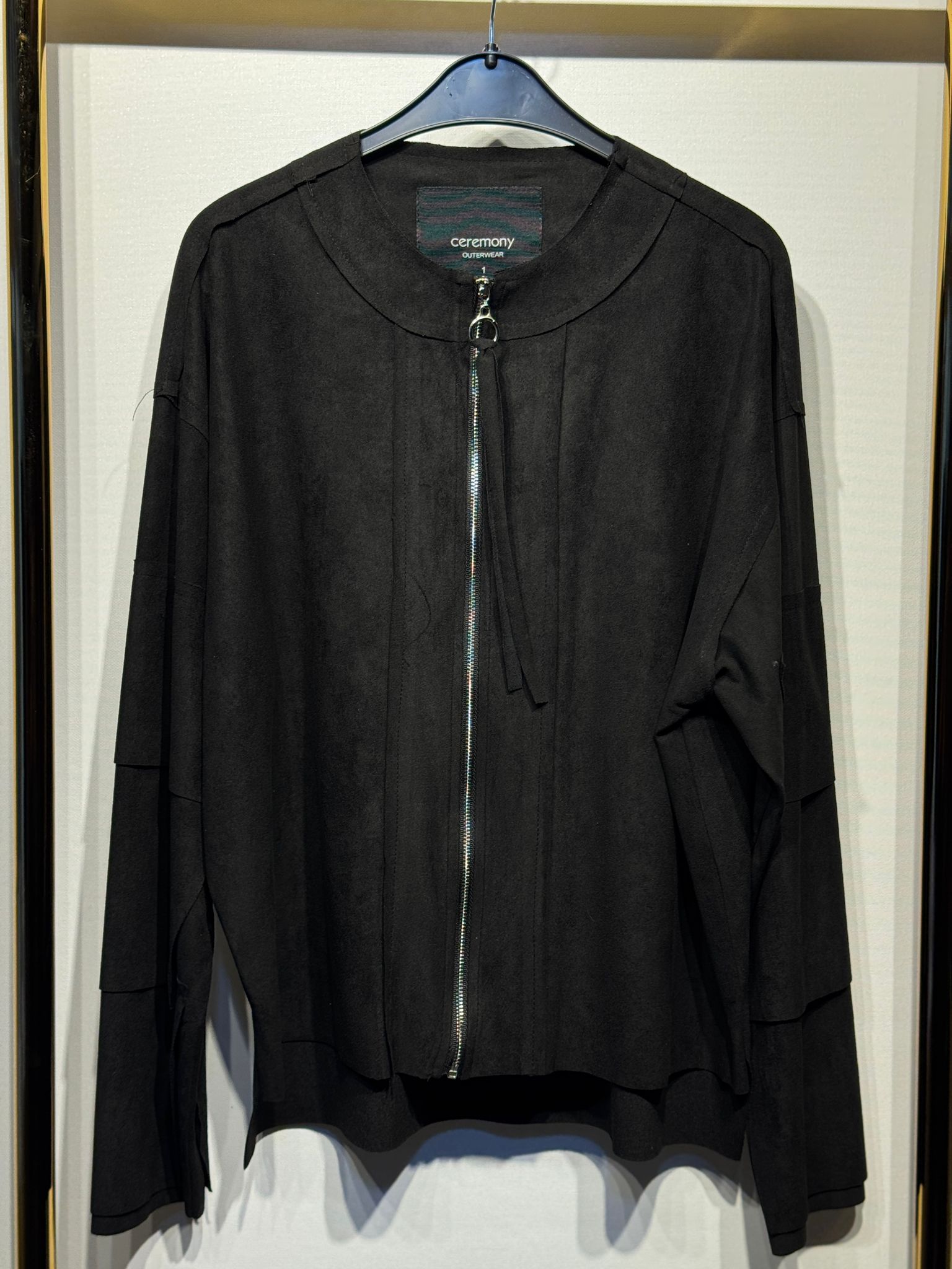 CEREMONY Kolları Kat Kat Önden Fermuarlı Ceket