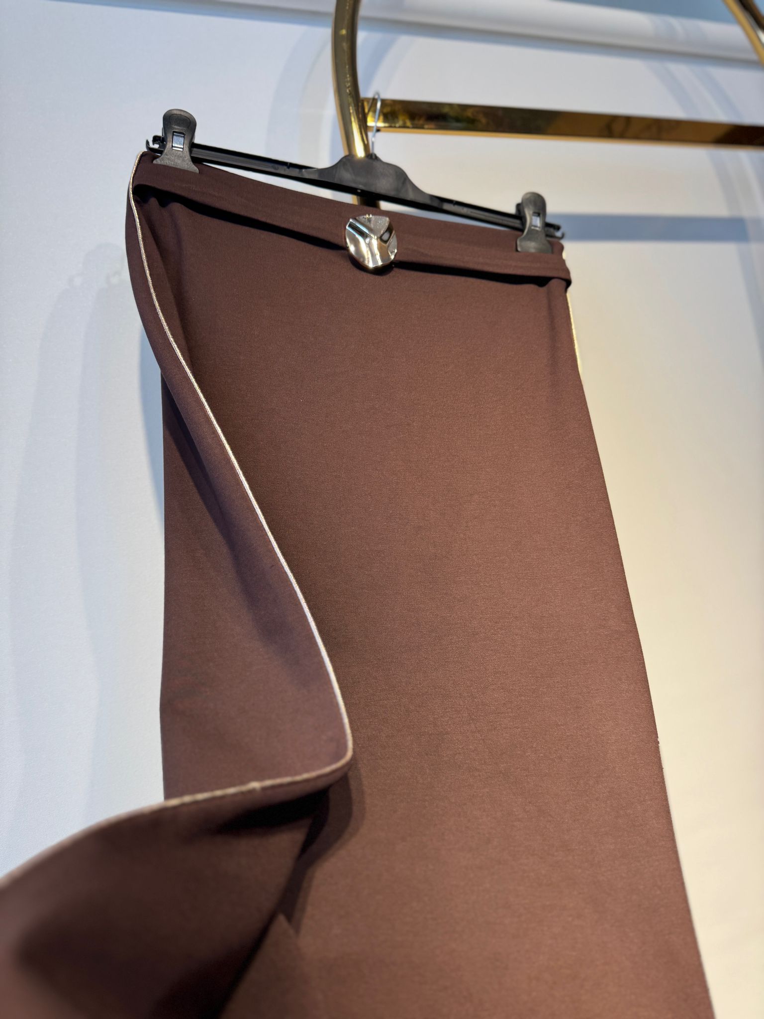 CEREMONY Biye Detaylı KEmeri GOld AKsesuarlı Çelik Etek