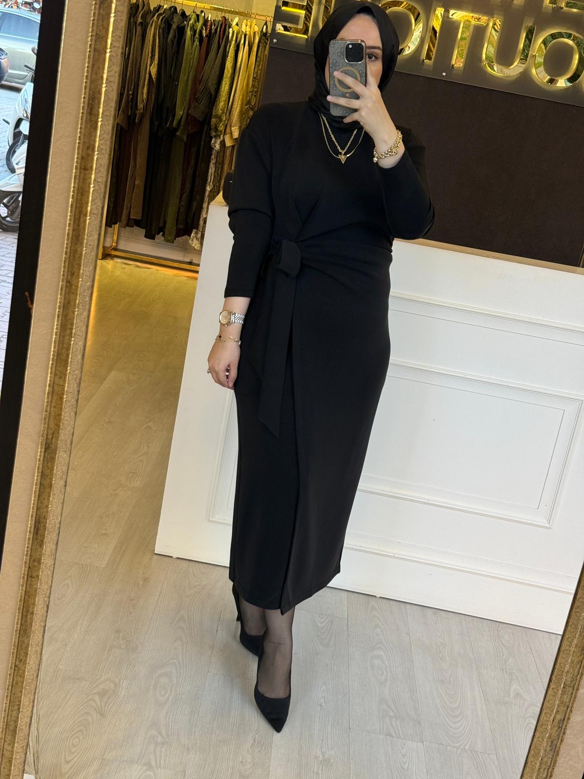 EXQUİSE Basic Örme Uzun Dharma Ö. Elbise