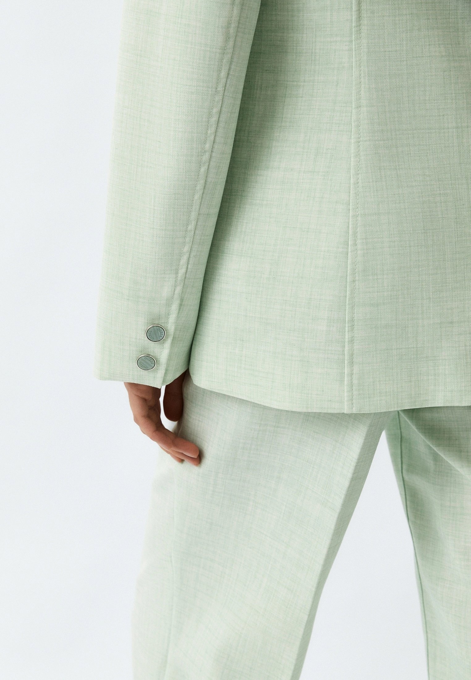 GUESS Tek sıra düğmeli blazer ceket