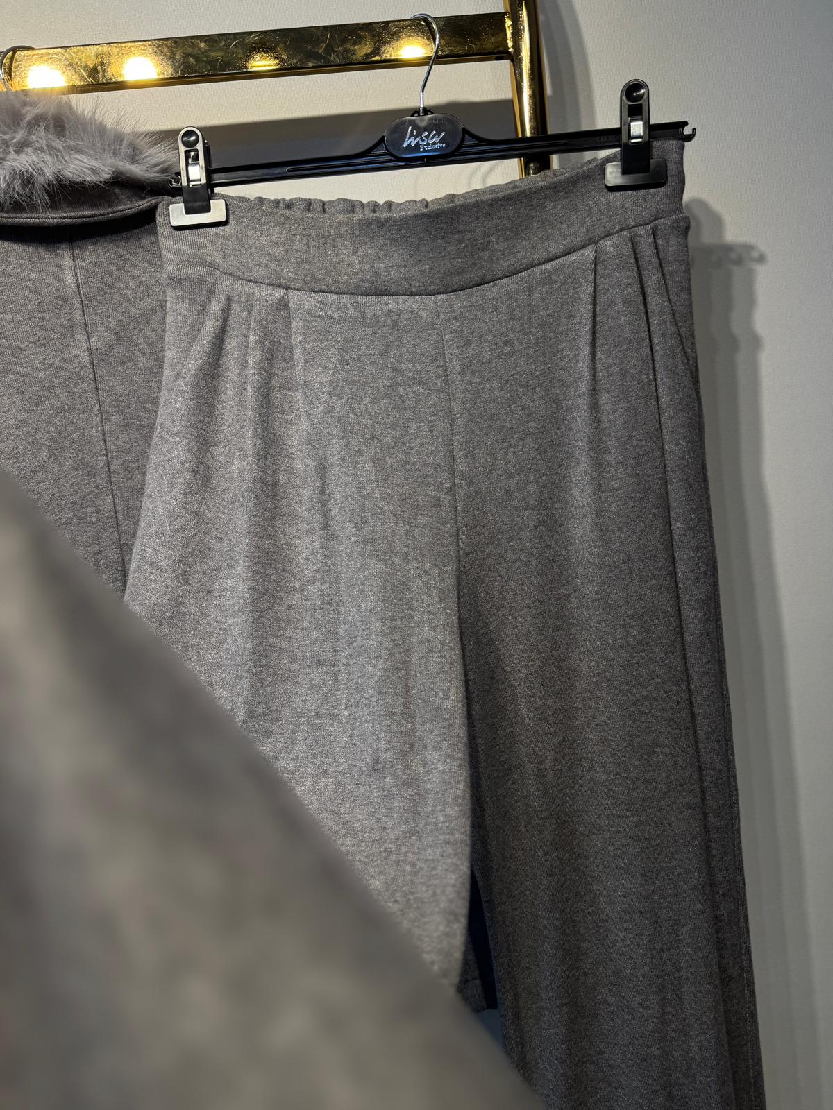 LİSA EXCLUSİVE Kürklü Triko Takım