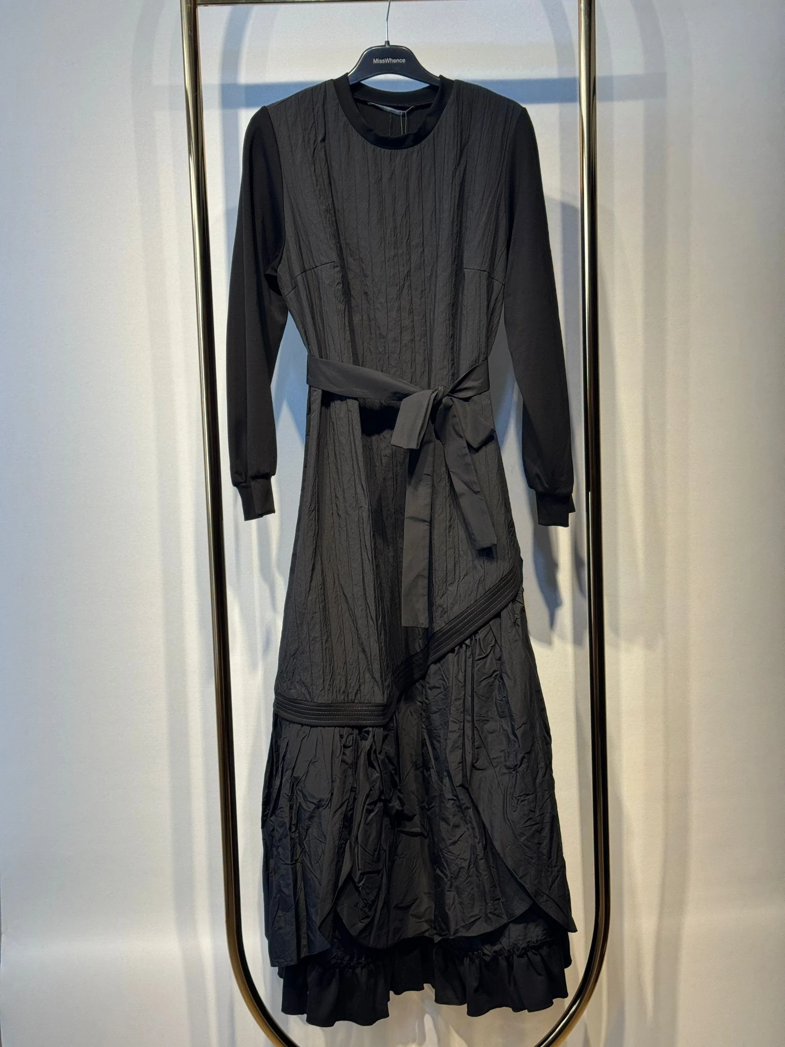 MİSSWHENCE 38831 Tasarım Mix Tafta Elbise