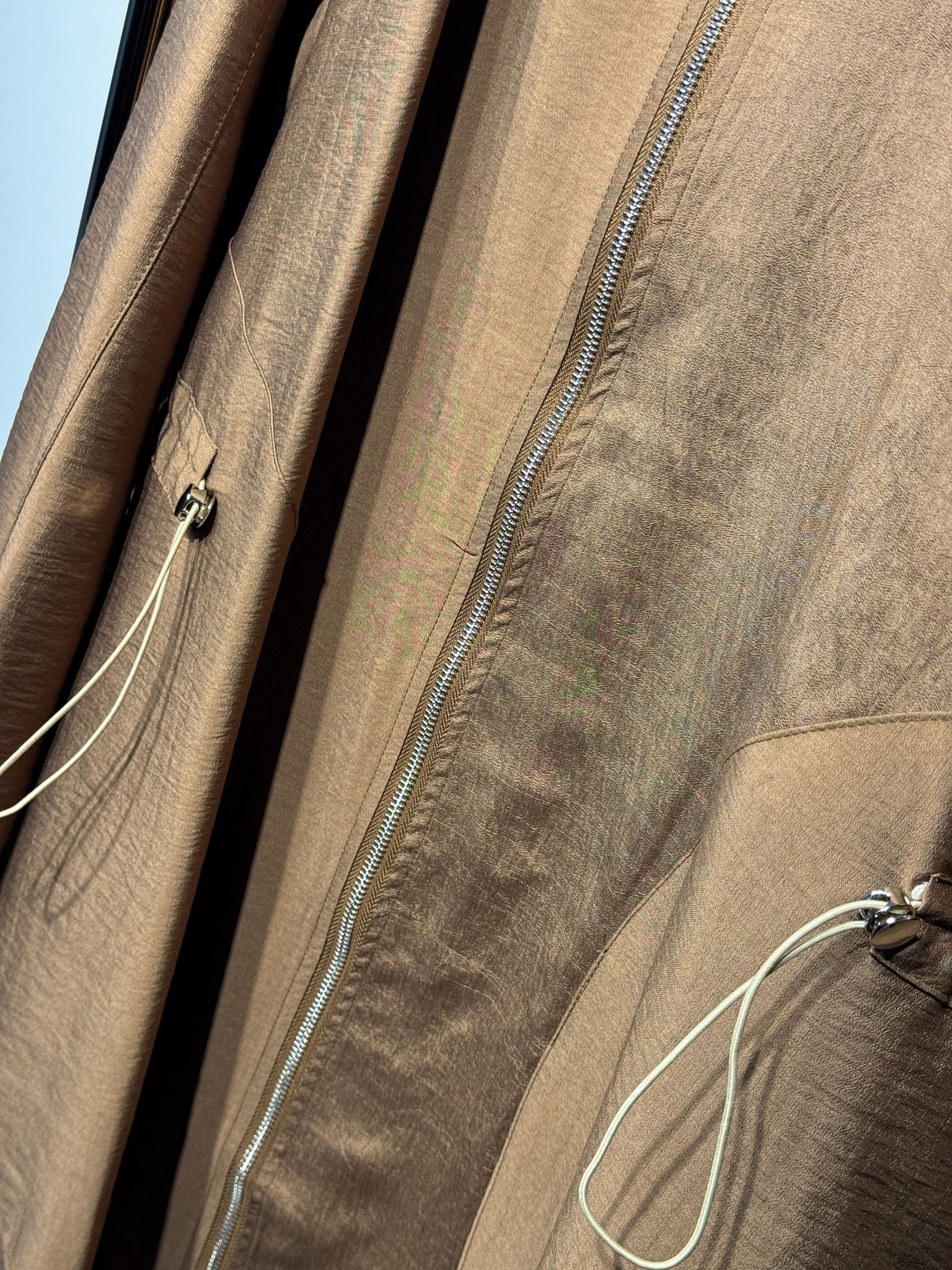 CEREMONY Yanları Allerli Kapşonlu Trençkot