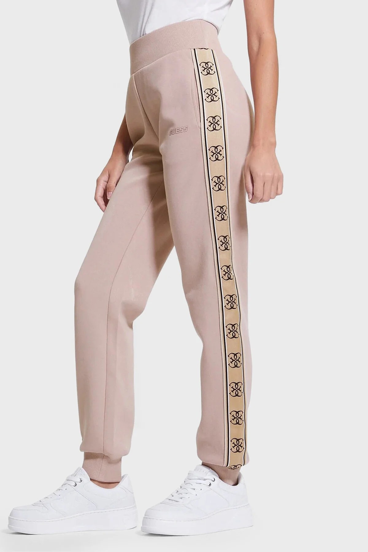 GUESS Yanı logolu jogger pantolon