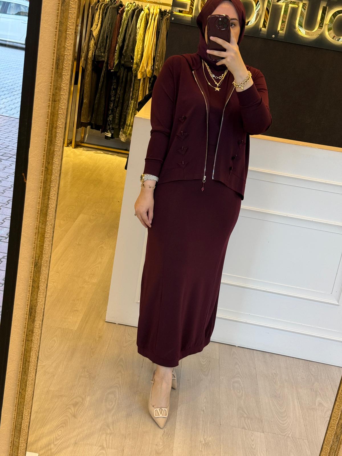 CEREMONY Luna Üçlü Etekli Takım