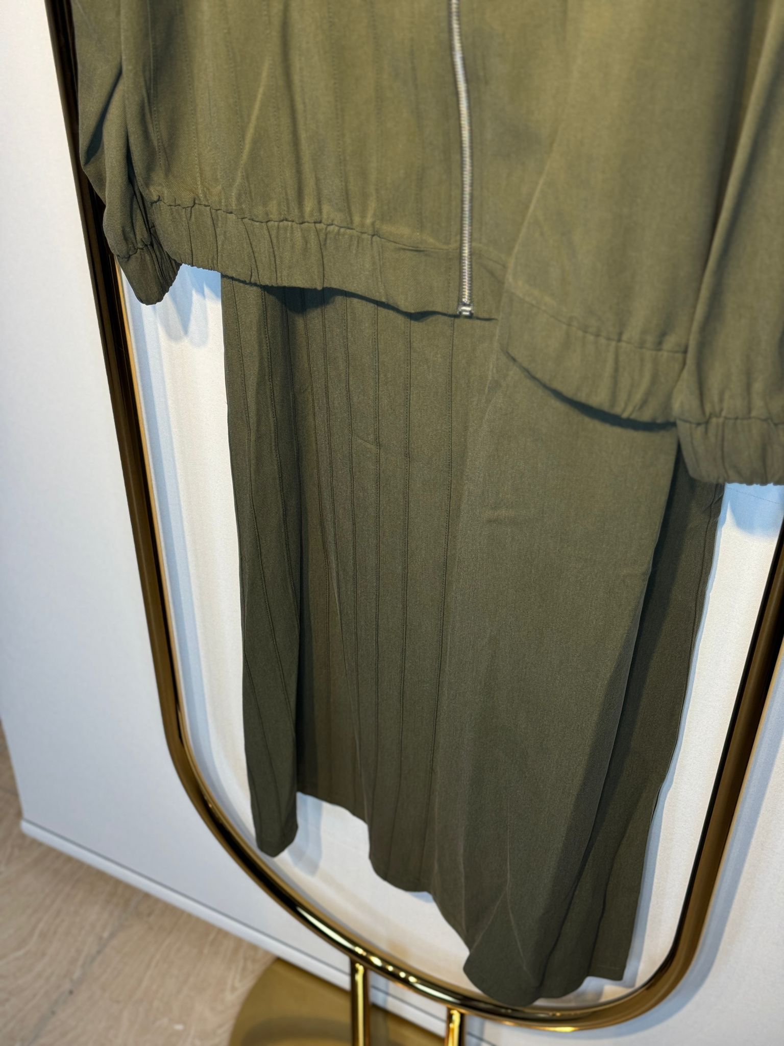 NUSS Bumber Ceketli Uzun Elbise