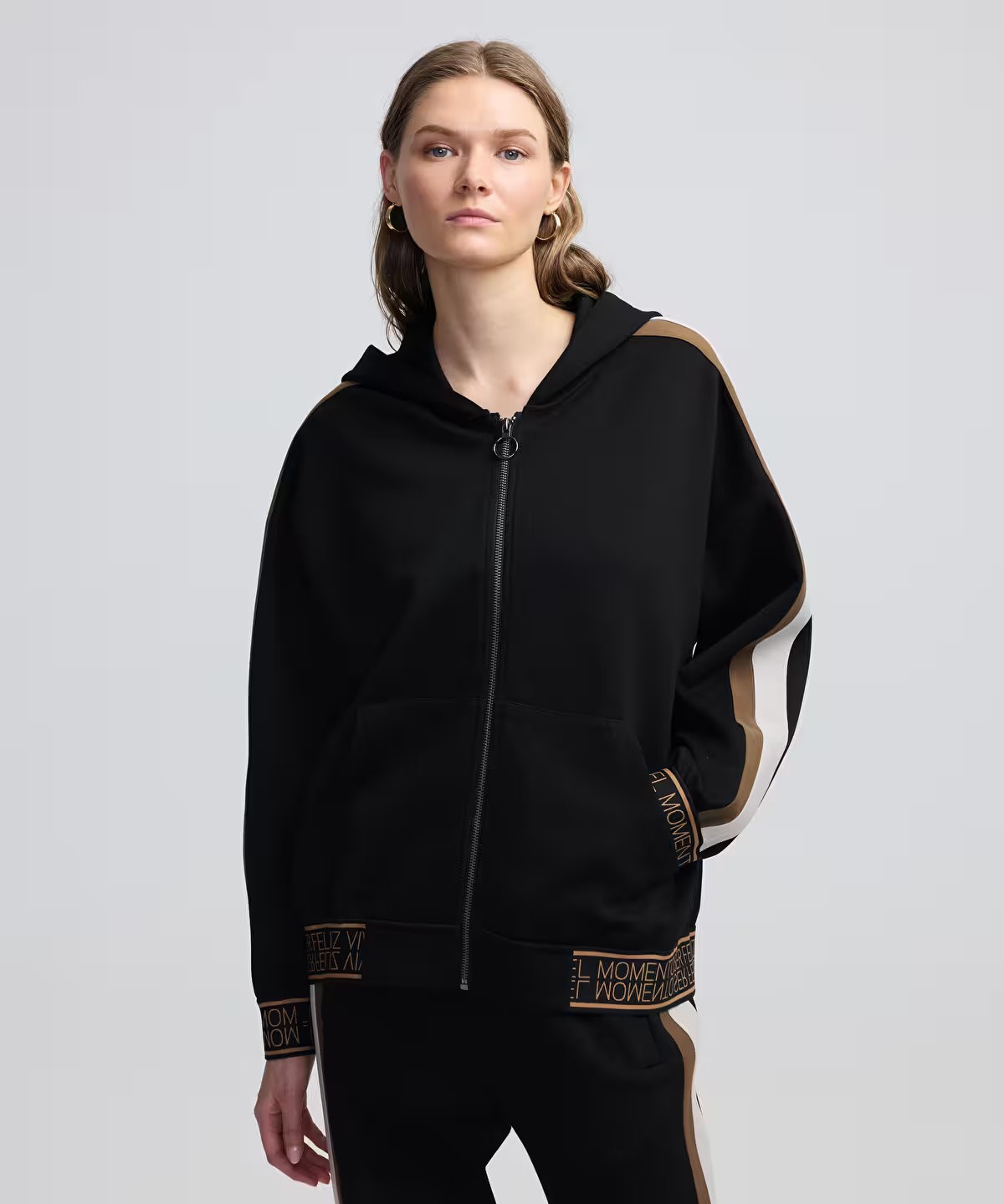 İPEKYOL Slogan jakarlı sweatshirt