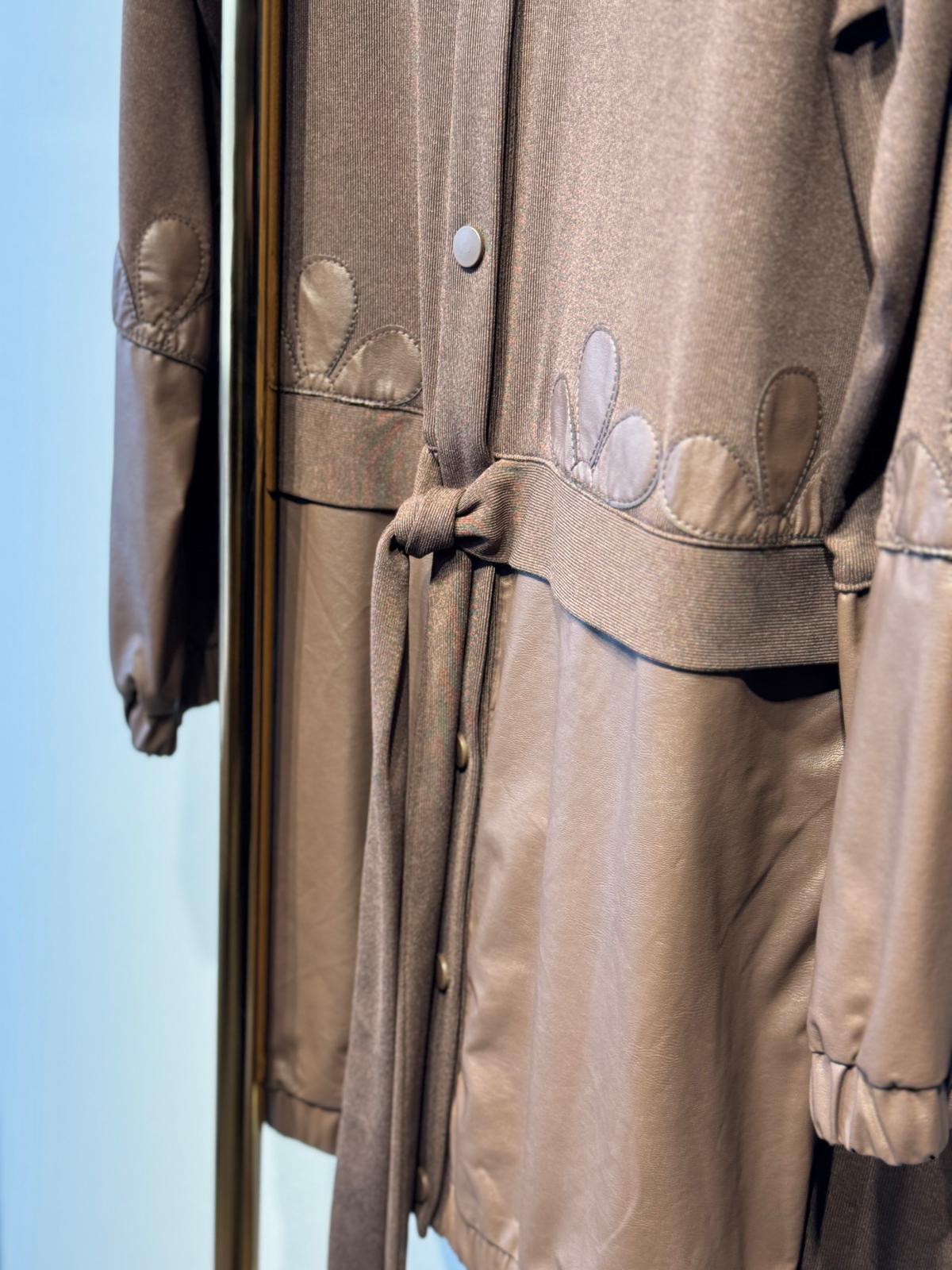 GHİSA Deri Detaylı Merserize Ceket Pantolon Takım