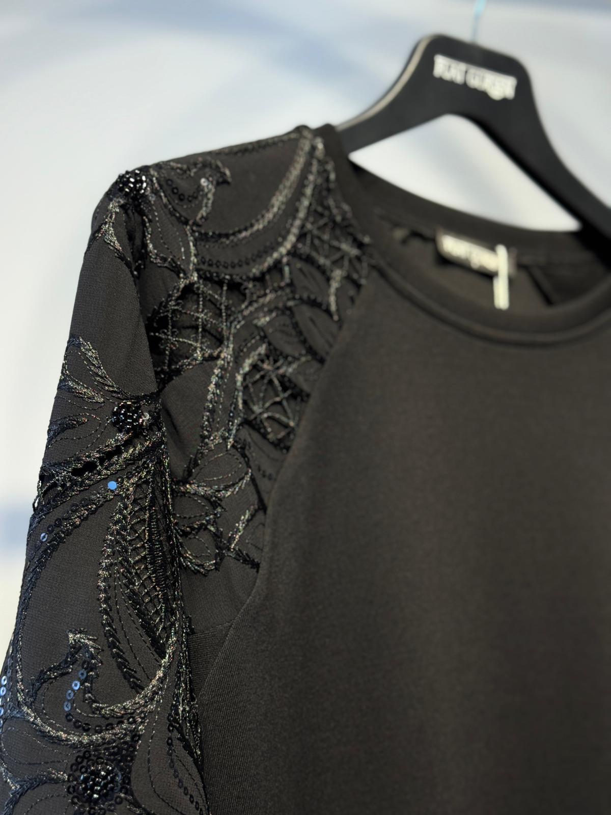 FUAT GÜRSEN Nakış İşleme Detaylı Rahat Tunik